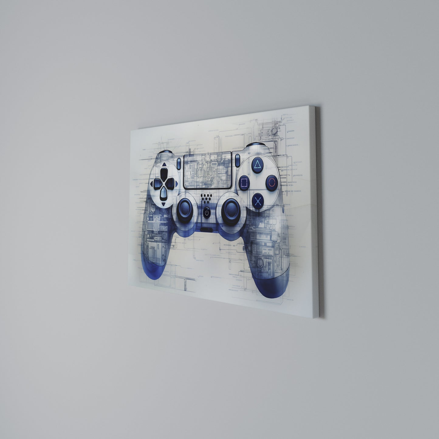 CYBER SCAPE PAD Horizontal Canvas Print