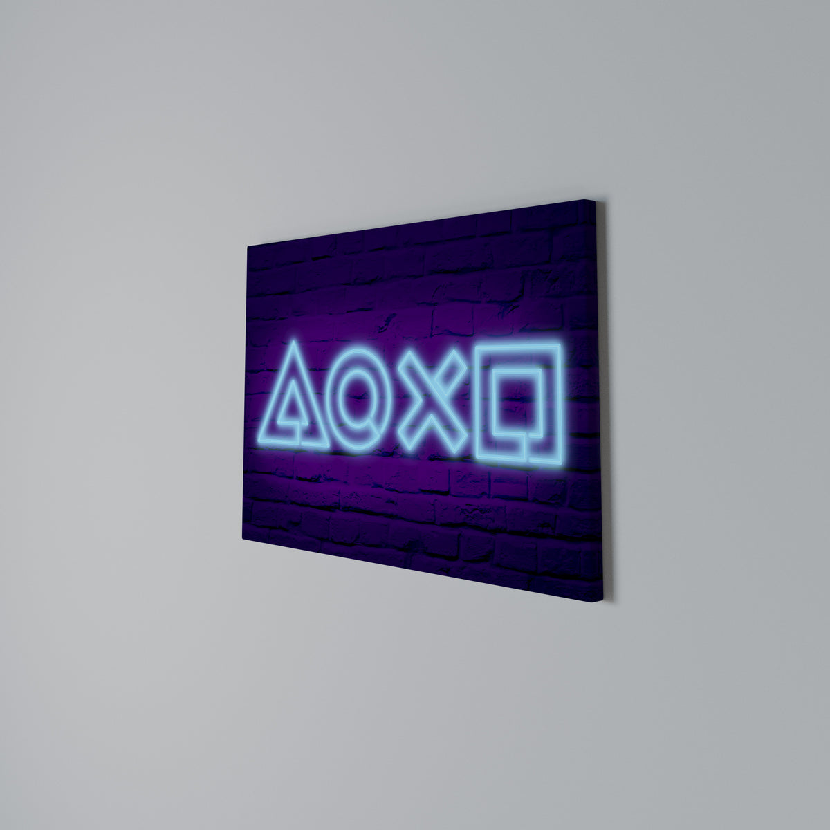 NEON PULSE GAMING Horizontal Canvas Print