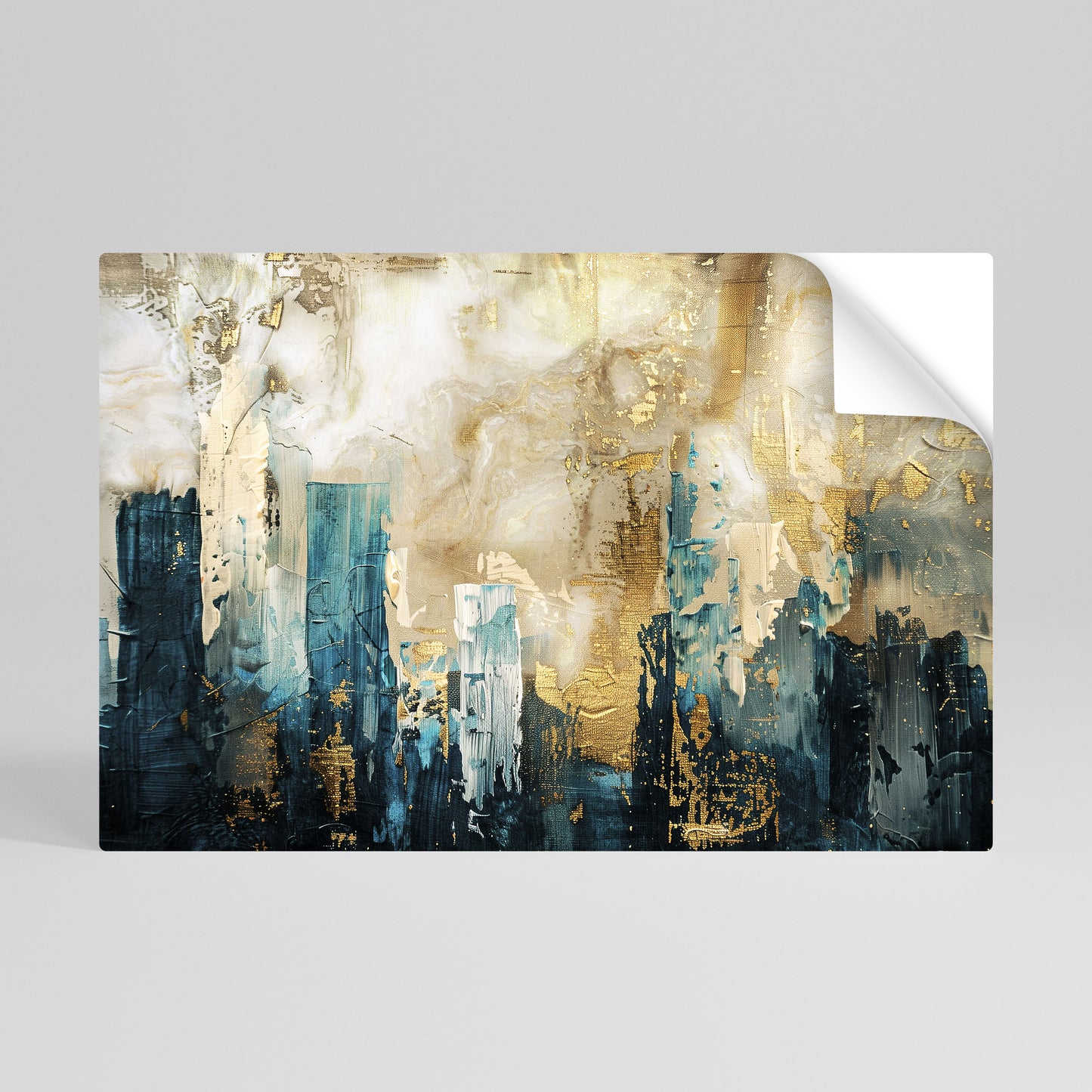 TOWN COLLAPSE Póster Autocolante Horizontal