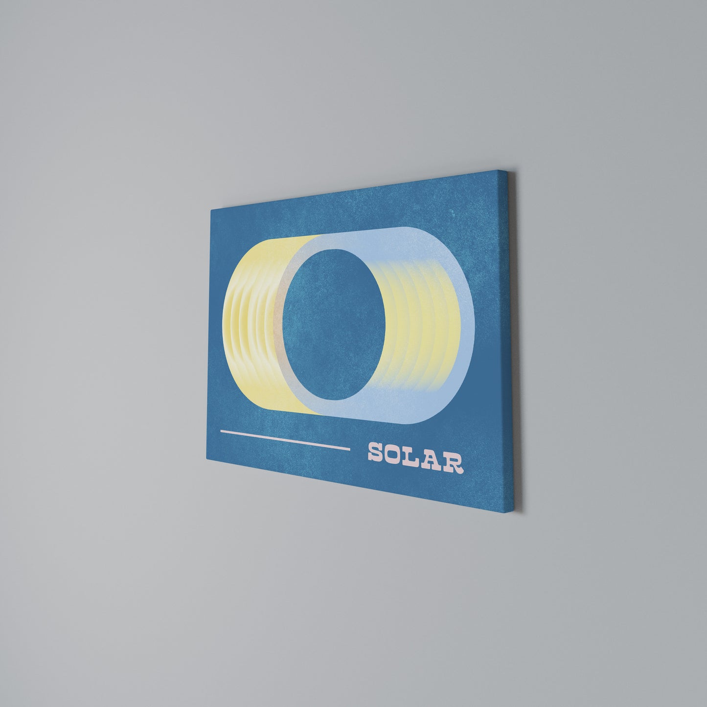 SOLAR APERTURE Horizontal Canvas Print