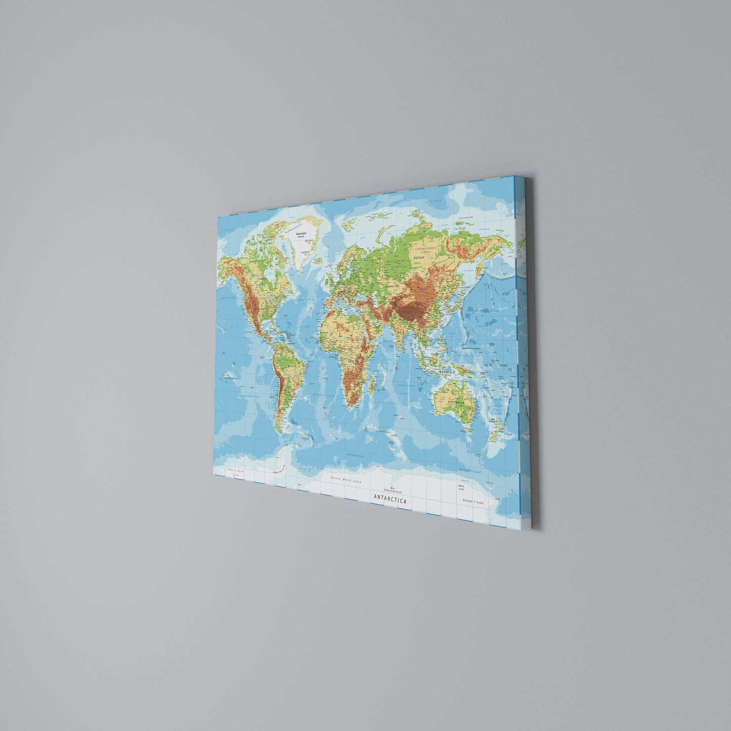 INDYGO SHADOW Horizontal Canvas Print
