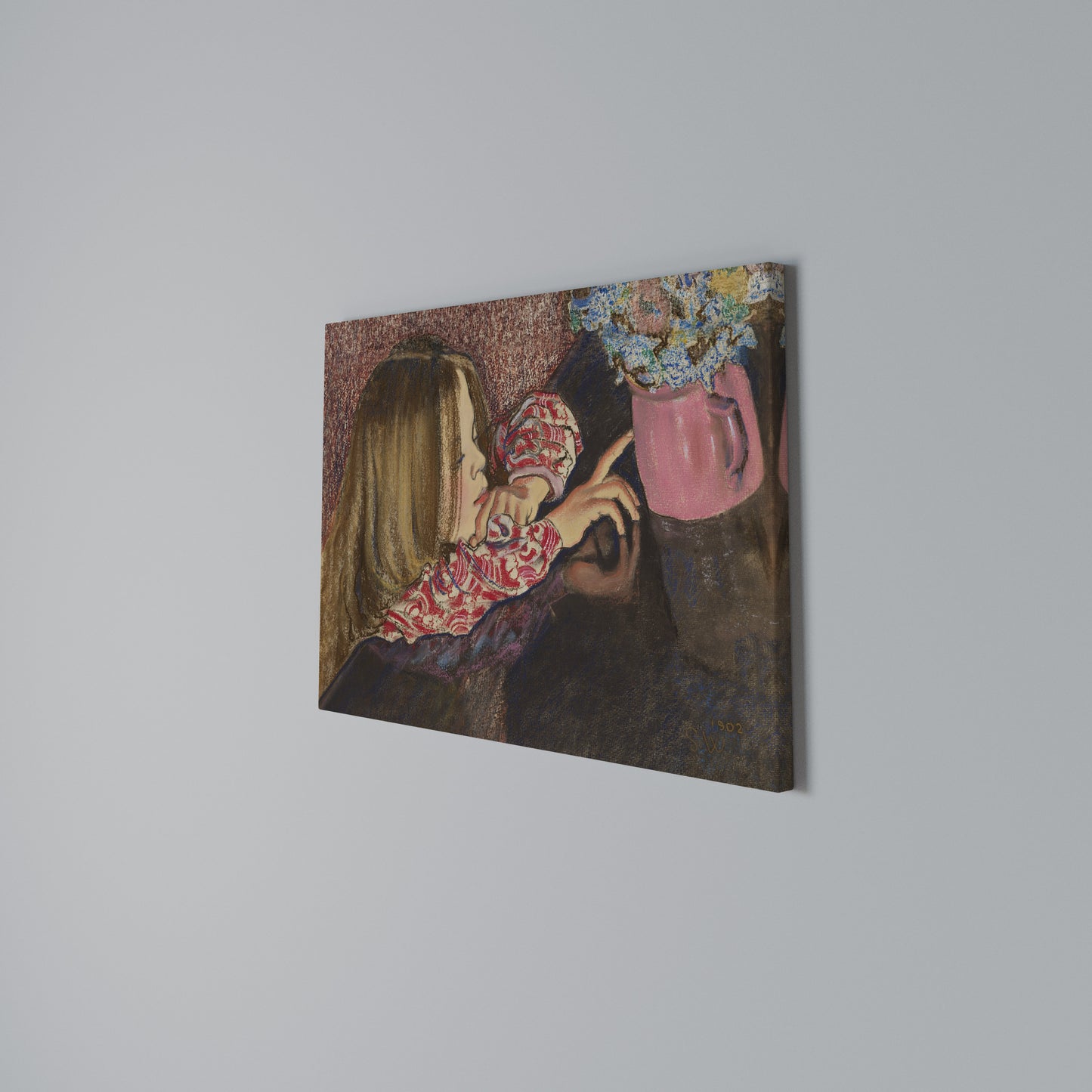 CHILDLIKE WONDER Horizontal Canvas Print