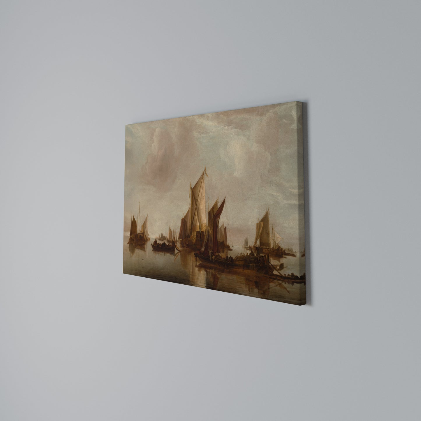 SAILS IN SERENITY Horizontal Canvas Print