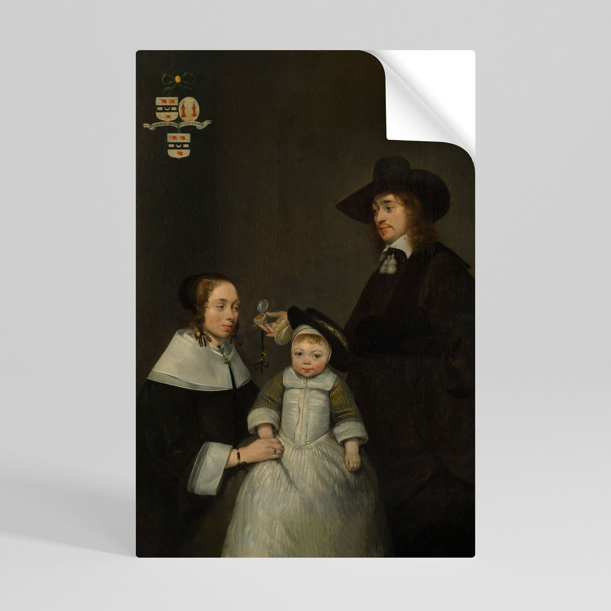 CHERISHED MOMENTS EMBRACED Póster Autocolante Vertical