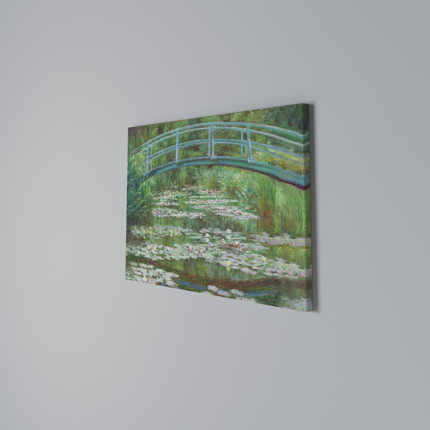JAPANESE FOOTBRIDGE Horizontal Canvas Print