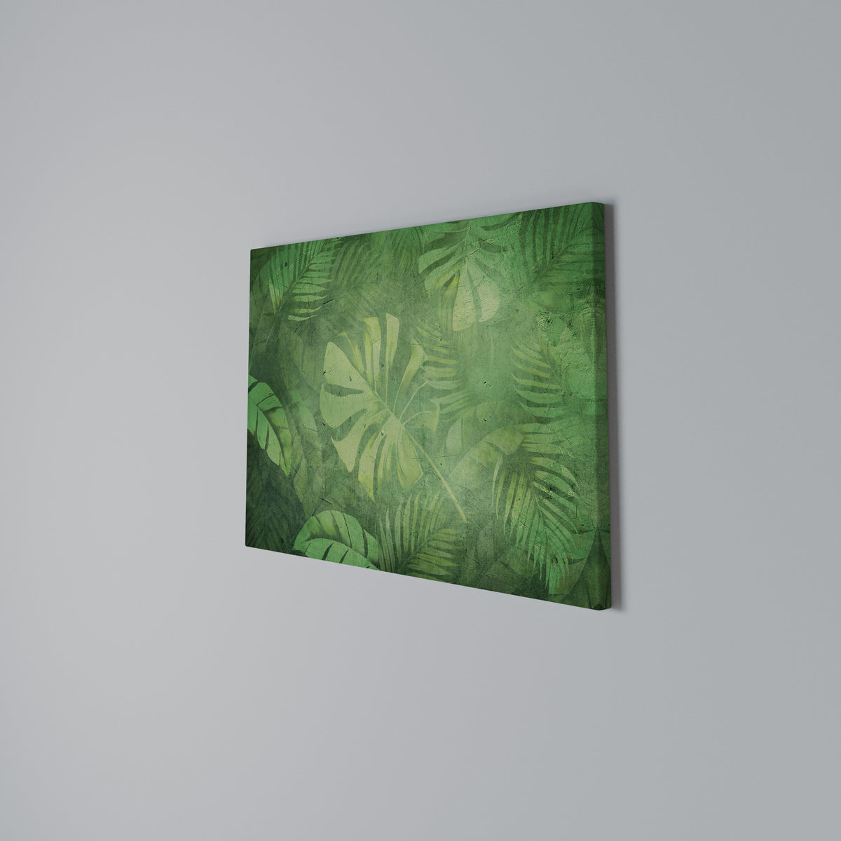 SUBTLE GREEN SYMPHONY Horizontal Canvas Print