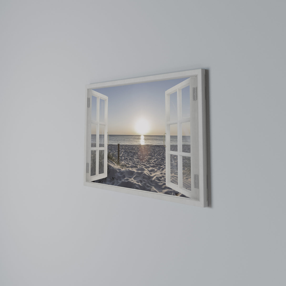 WINDOW OF CALM Horizontal Canvas Print