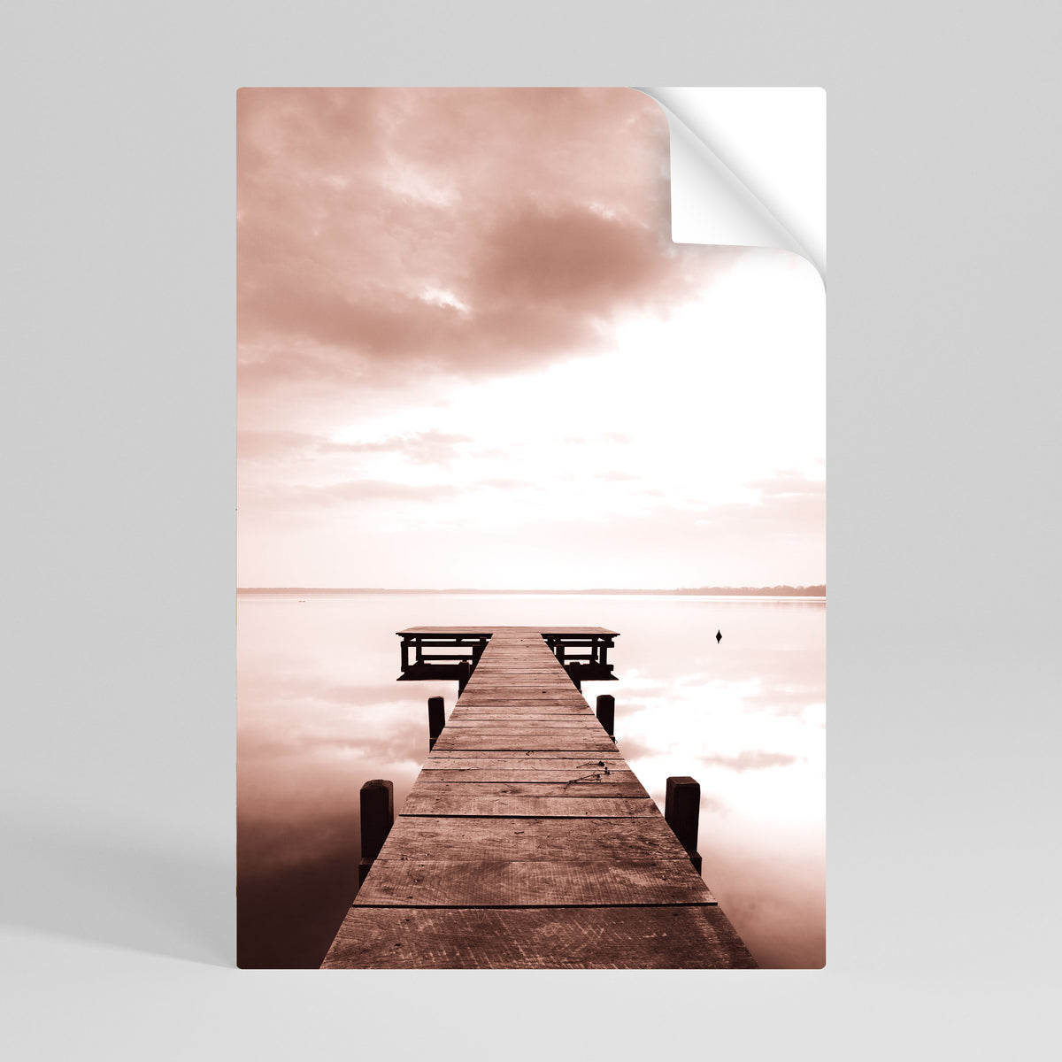 ECHOES OF STILLNESS Póster Autocolante Vertical