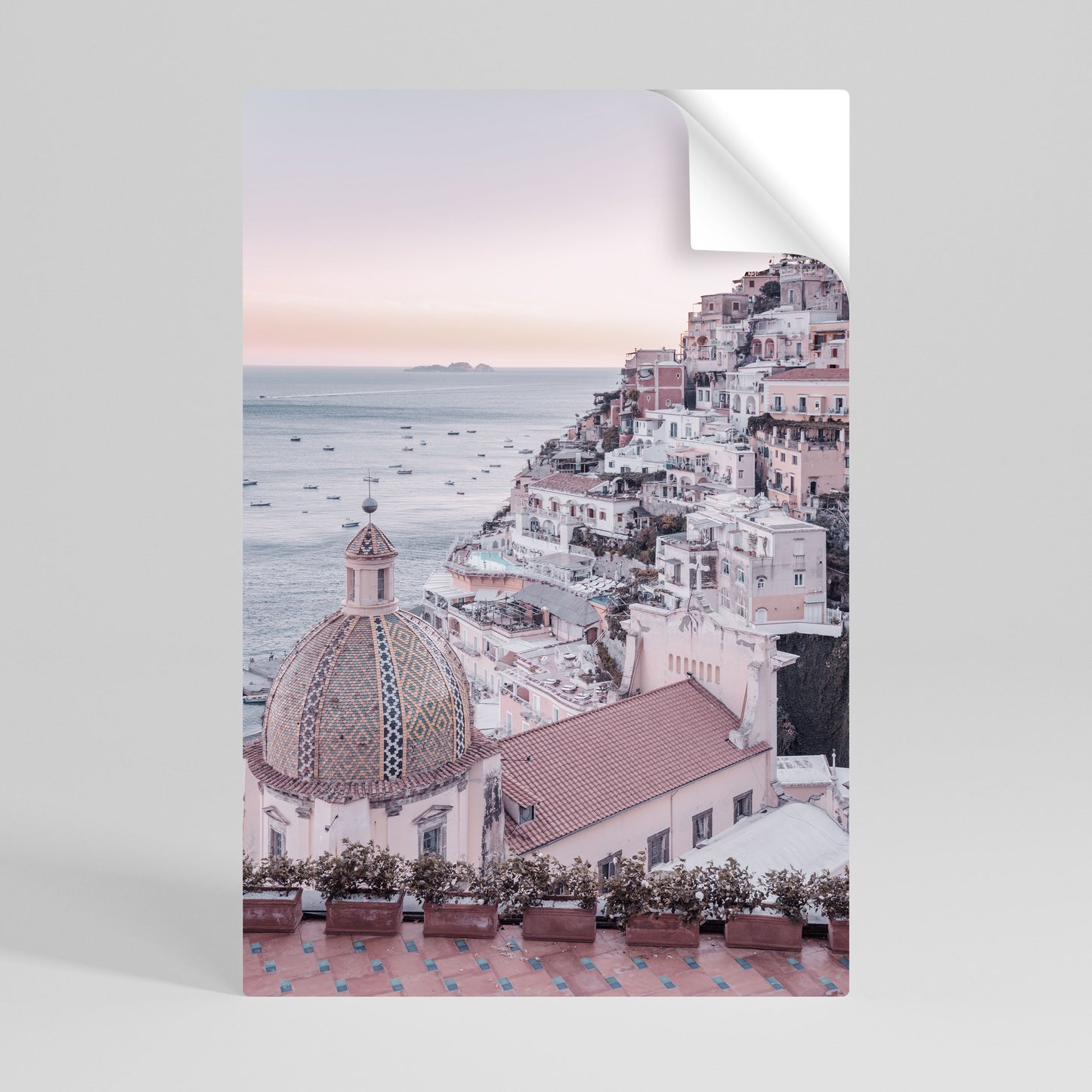 MEDITERRANEAN DREAMSCAPE Póster Autocolante Vertical