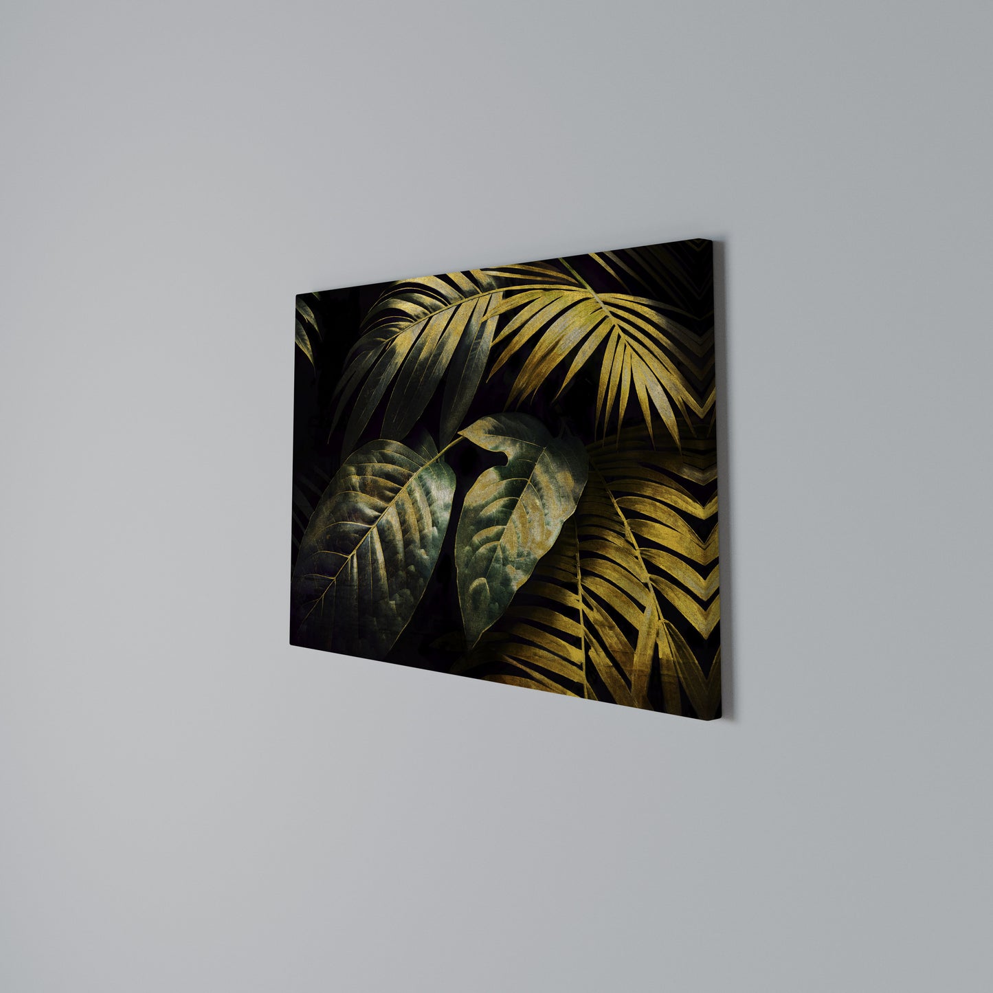ENIGMATIC FOLIAGE TWILIGHT Horizontal Canvas Print