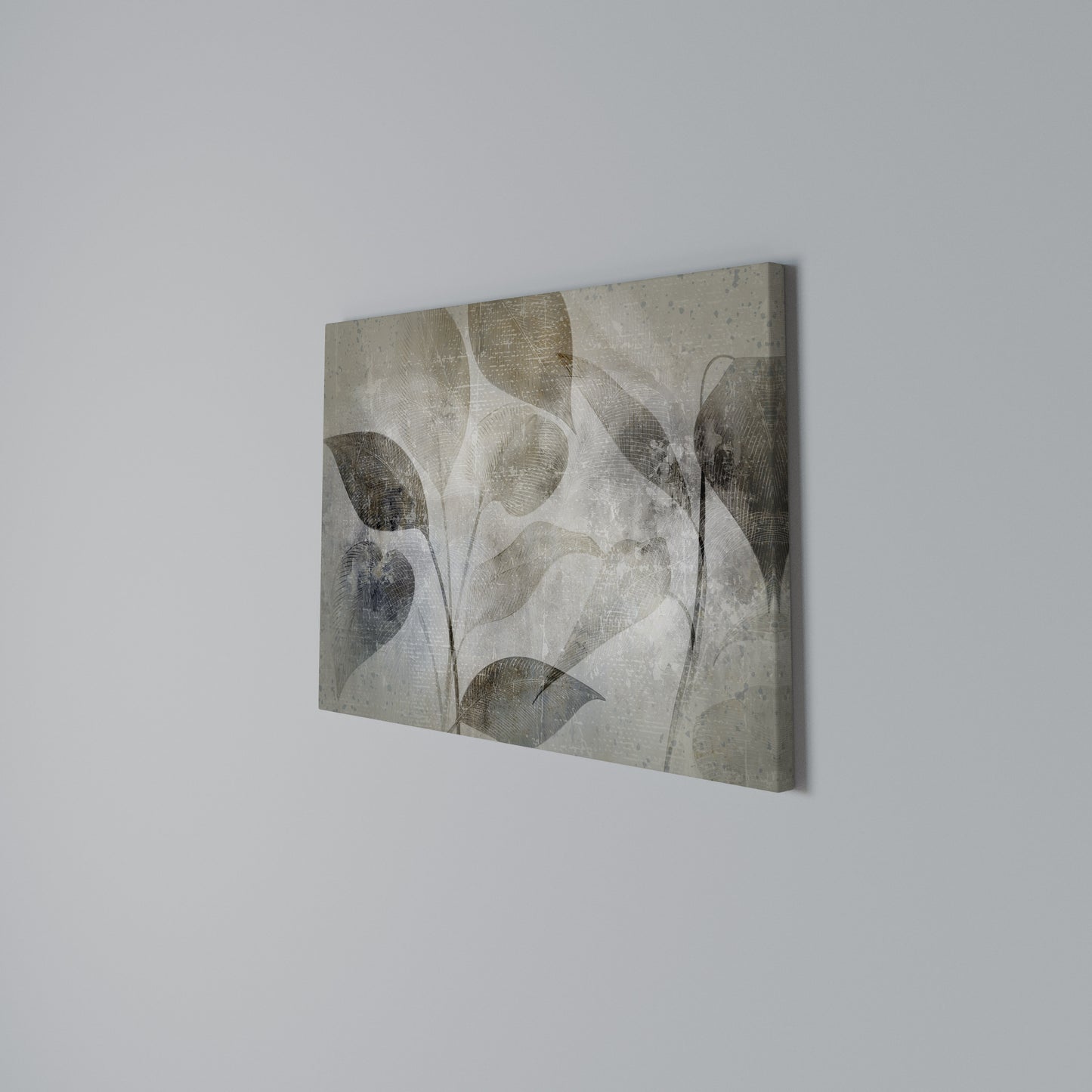 SERENE BOTANICAL HARMONY Horizontal Canvas Print
