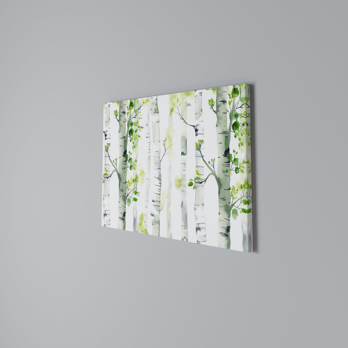BIRCHY SOLACE Horizontal Canvas Print