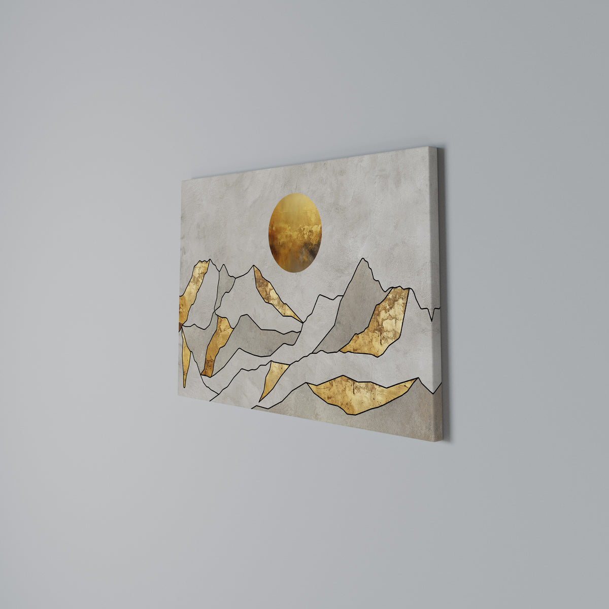 SUNNY BLAZE Horizontal Canvas Print