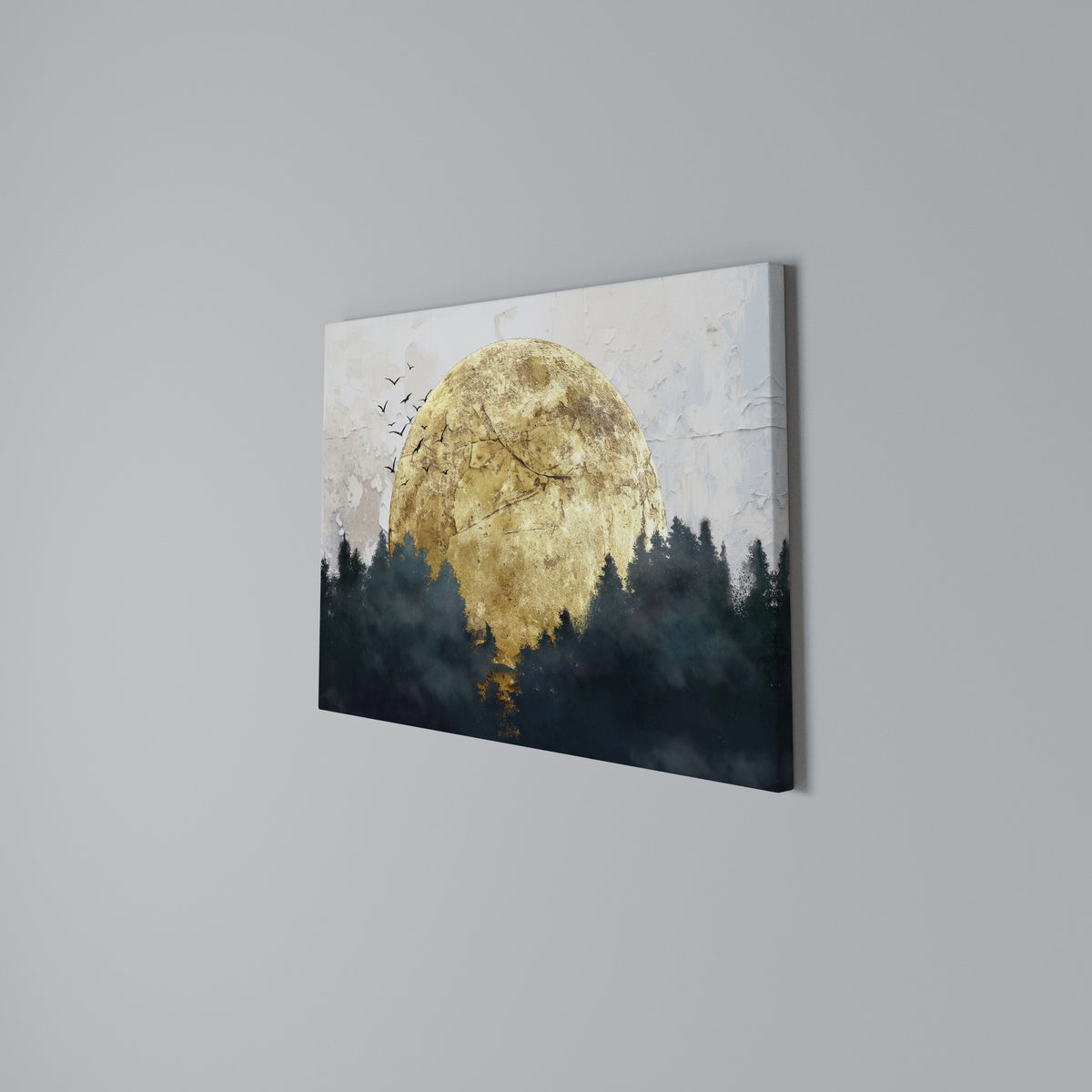 RISING MOON Horizontal Canvas Print