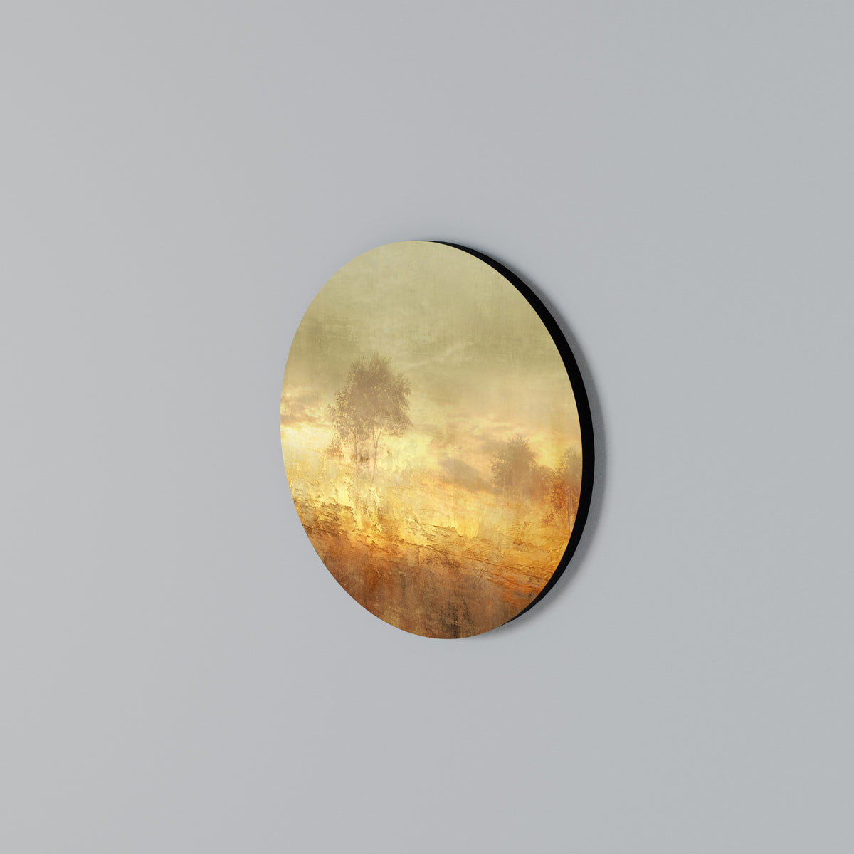 AMBER DREAMSCAPE Arte de Parede Redonda