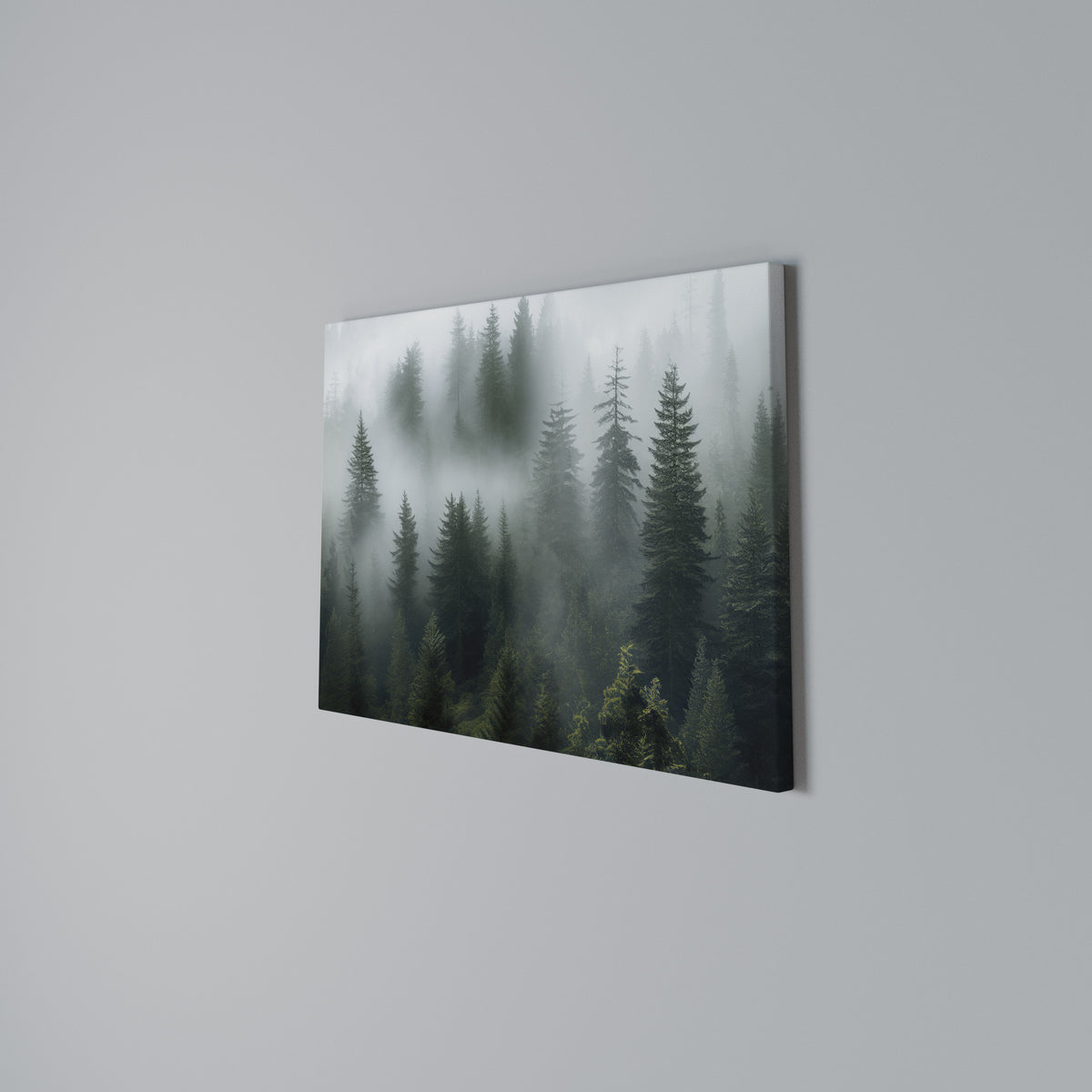 FOGGY CREST Horizontal Canvas Print