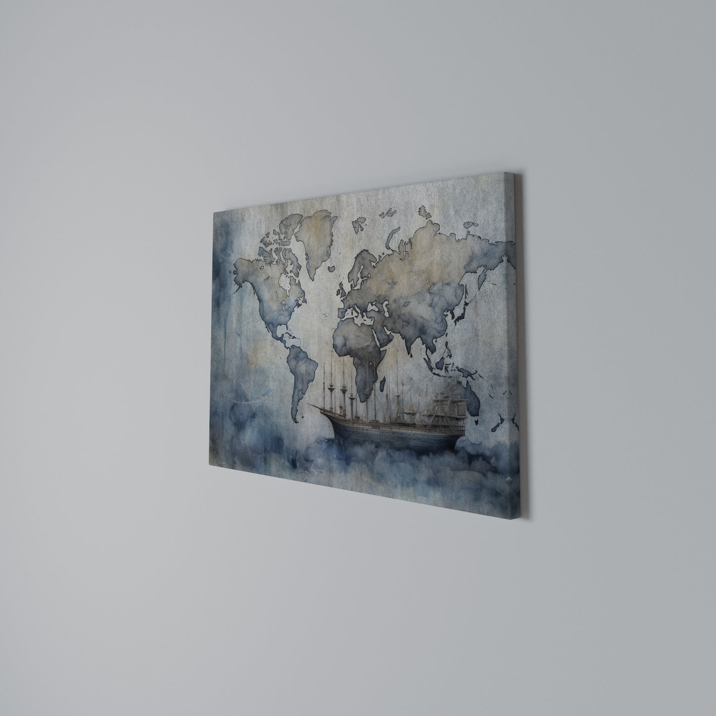 NAVIGATING CLOUDS Horizontal Canvas Print