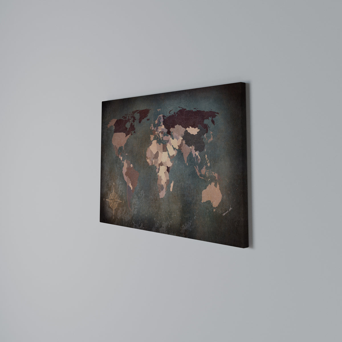 EARTH'S ARTISTIC TESSERAE Horizontal Canvas Print