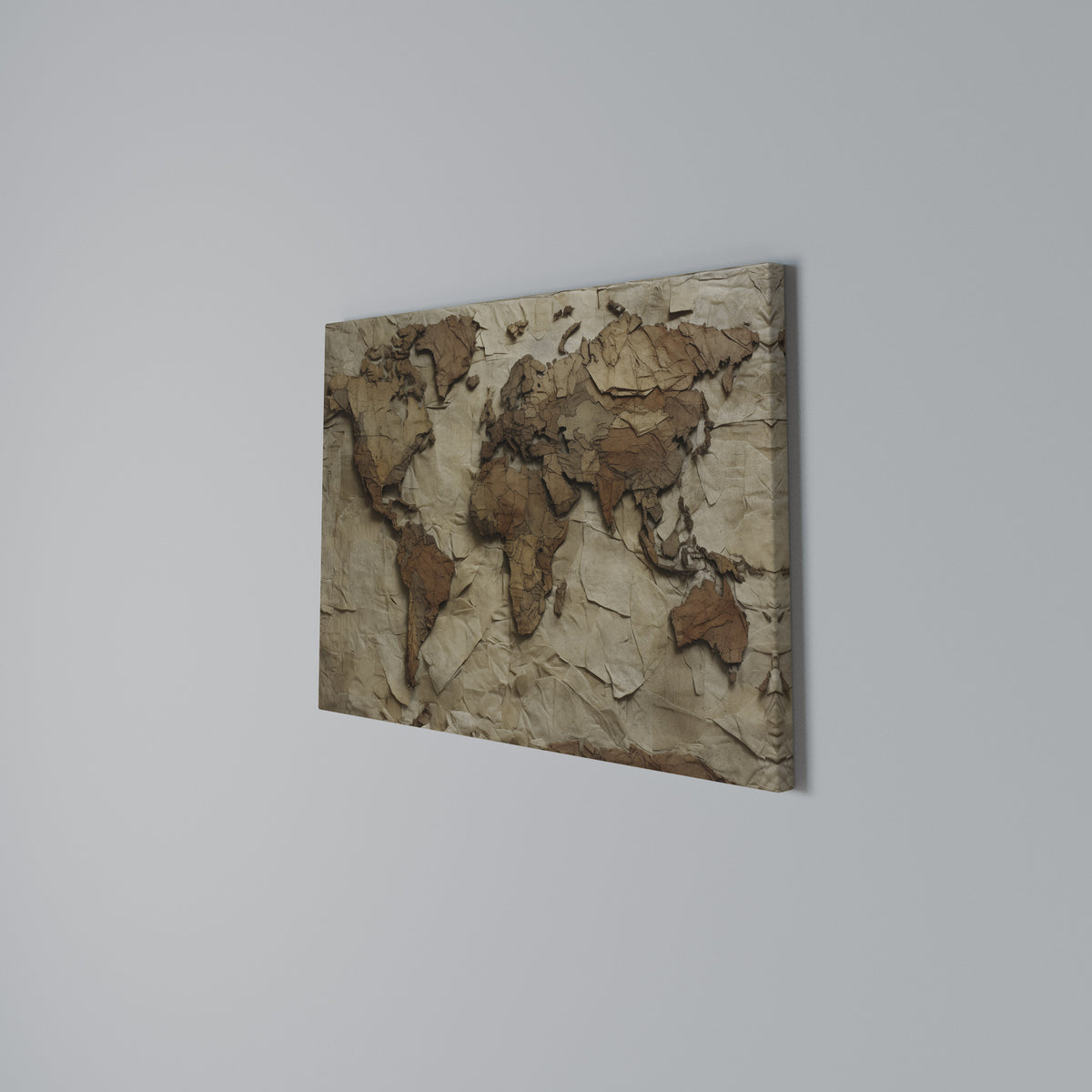 PAPERY PLANET LANDSCAPE Horizontal Canvas Print