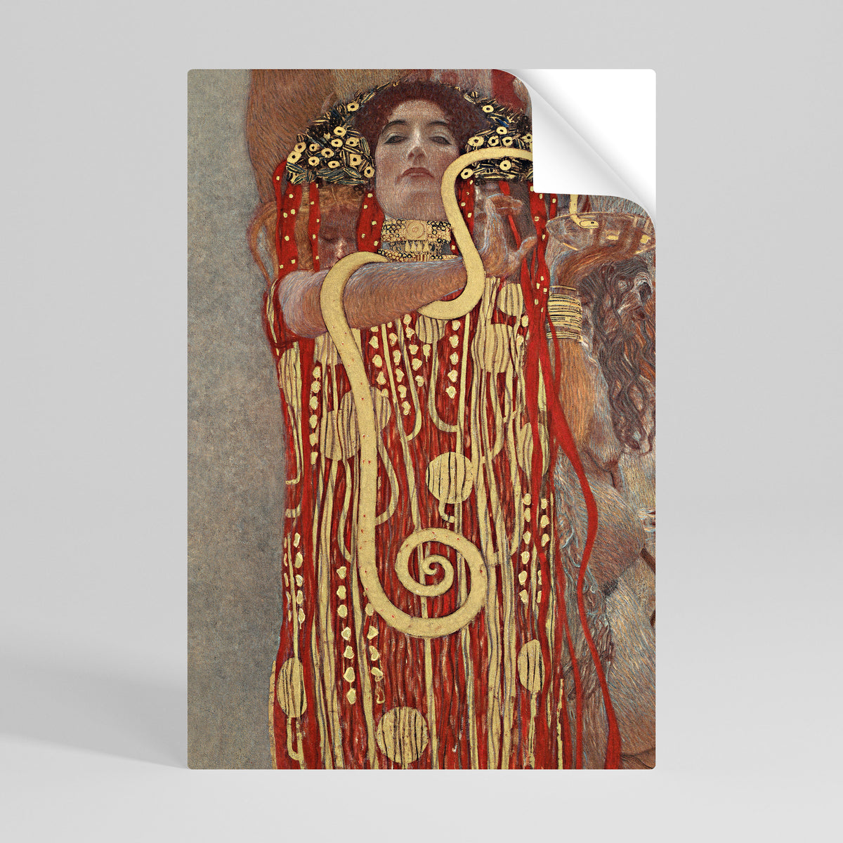 HYGIEIA BY KLIMT Póster Autocolante Vertical