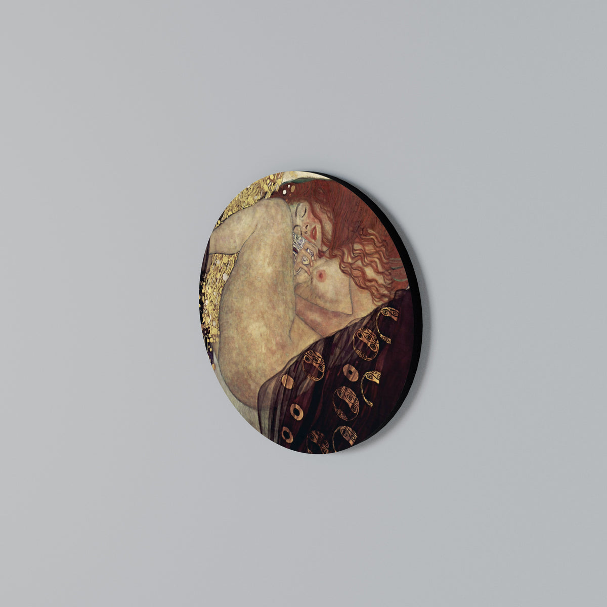 Round Wall Art – DANAE BY KLIMT