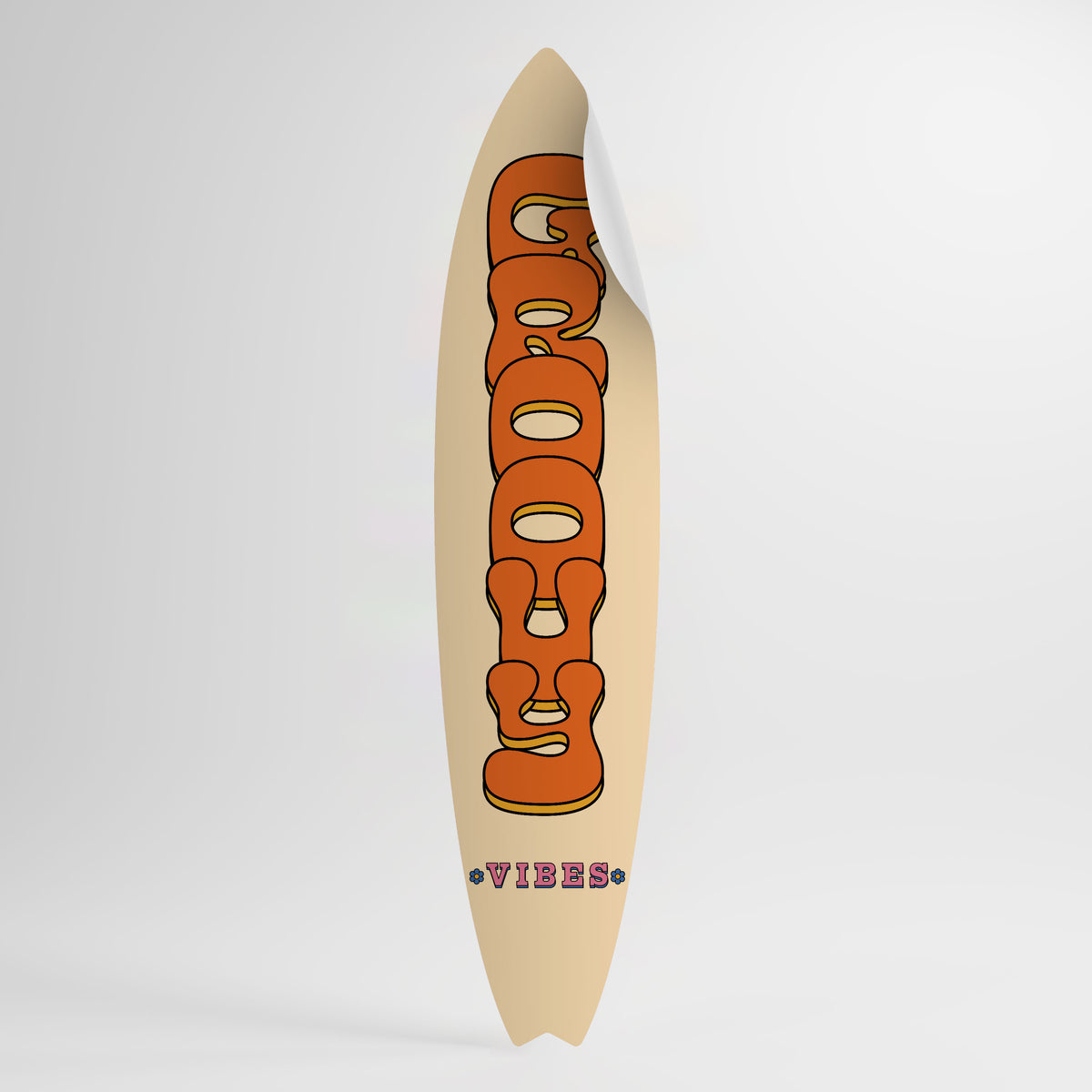 GROOVY VIBES Autocolante Prancha de Surf