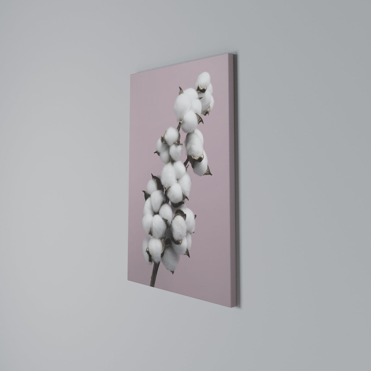 COTTON CLOUDS WHISPER Quadro em tela vertical