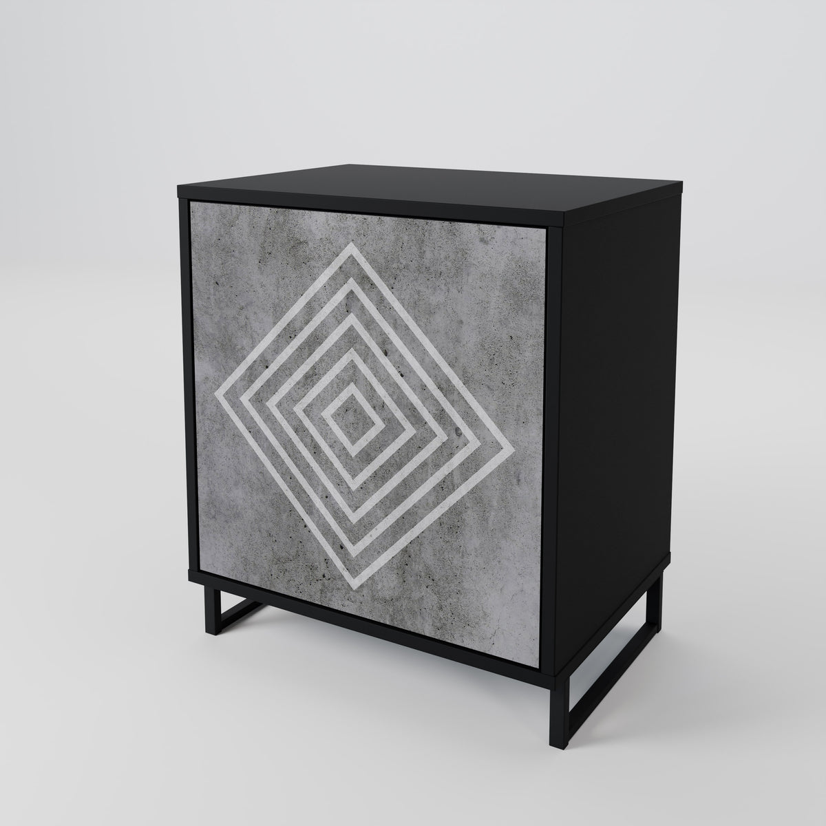 POLYGONAL ARTISTRY Aparador de 1 Porta