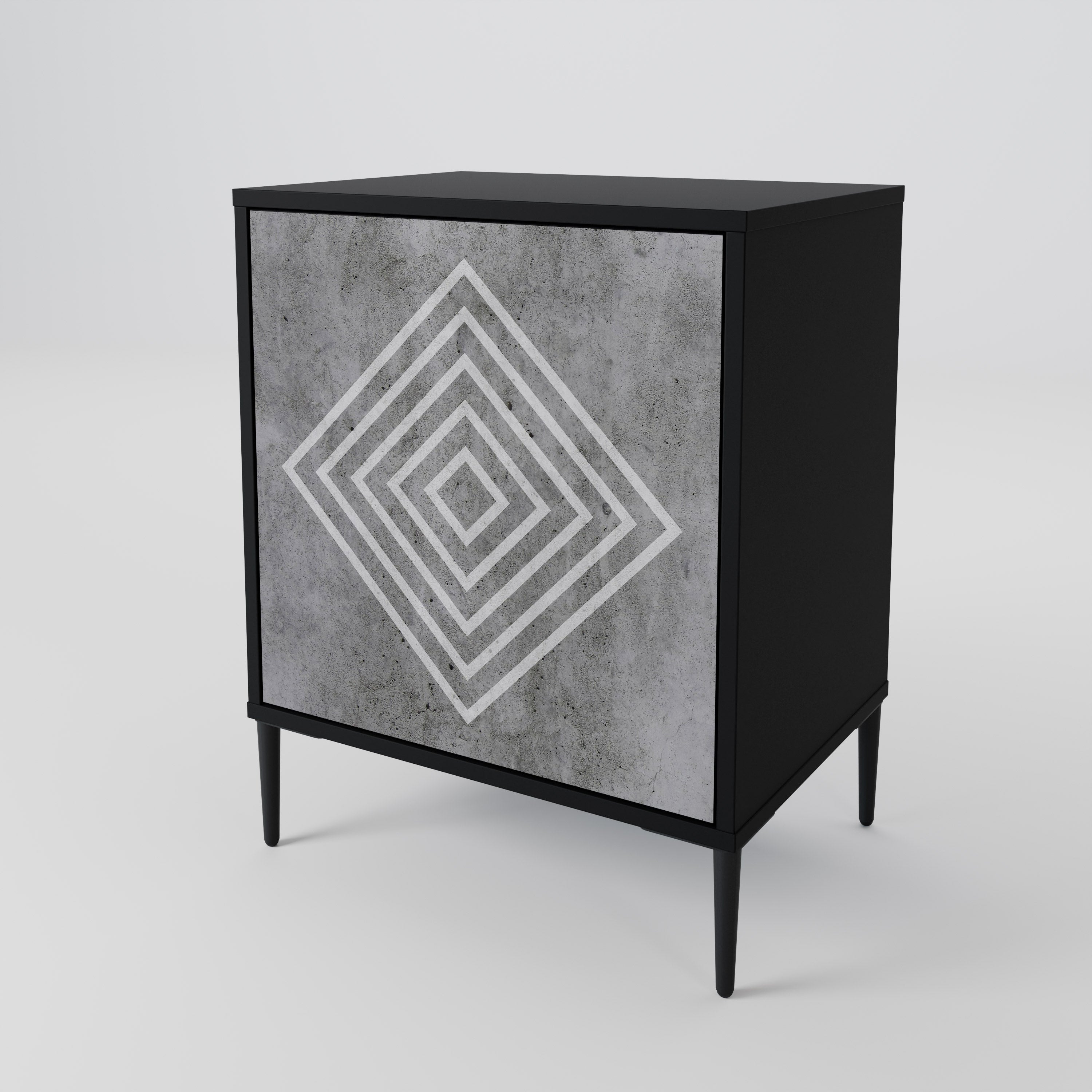 POLYGONAL ARTISTRY Aparador de 1 Porta