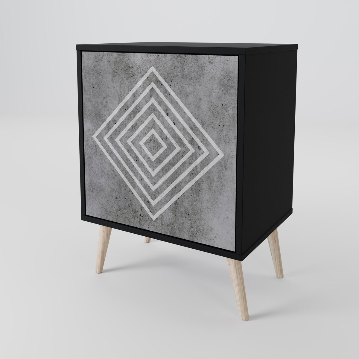 POLYGONAL ARTISTRY Aparador de 1 Porta