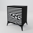 SPECTRA SHOWCASE 1-Door Sideboard in Black Finish