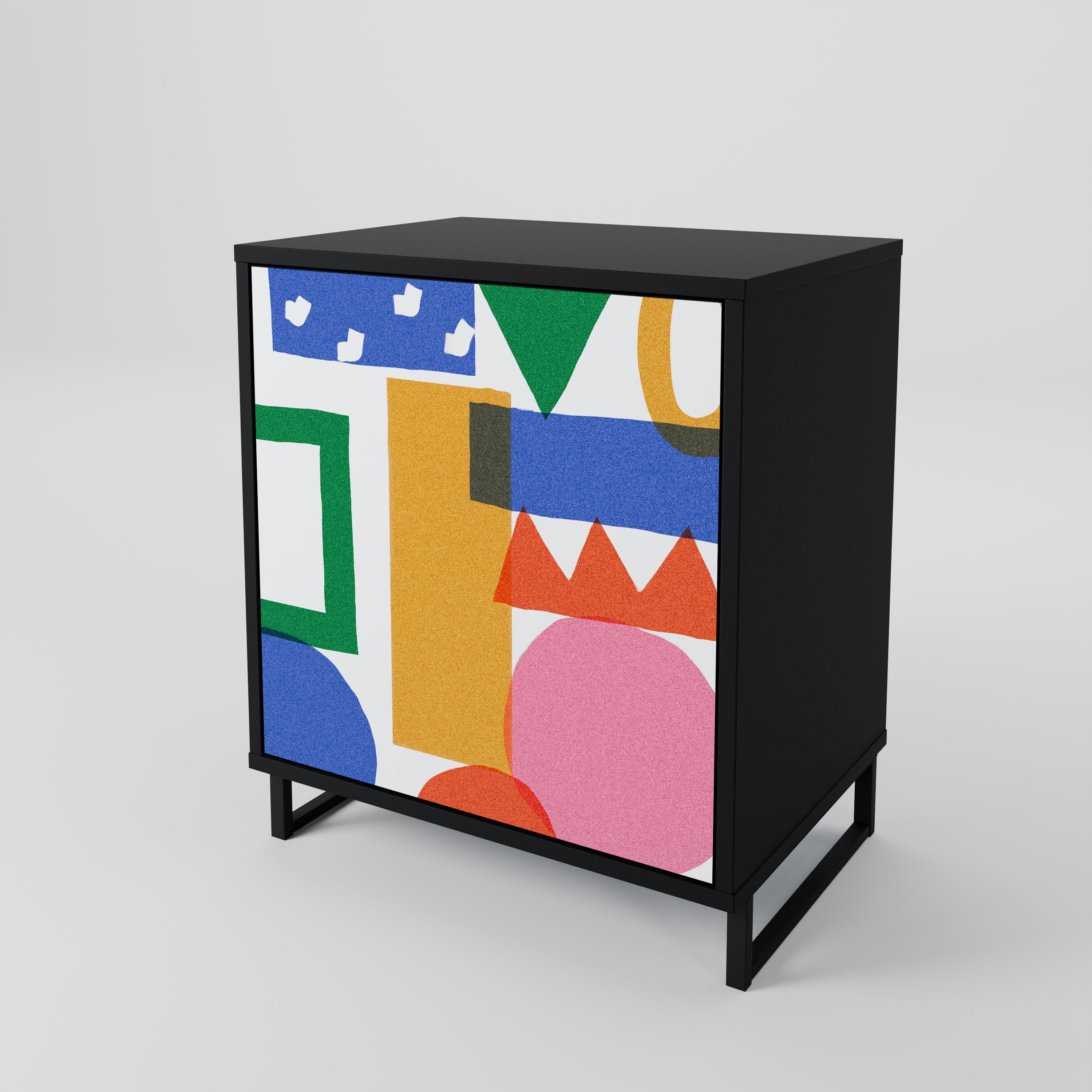 GEOMETRIC GLIMMER 1-Door Sideboard