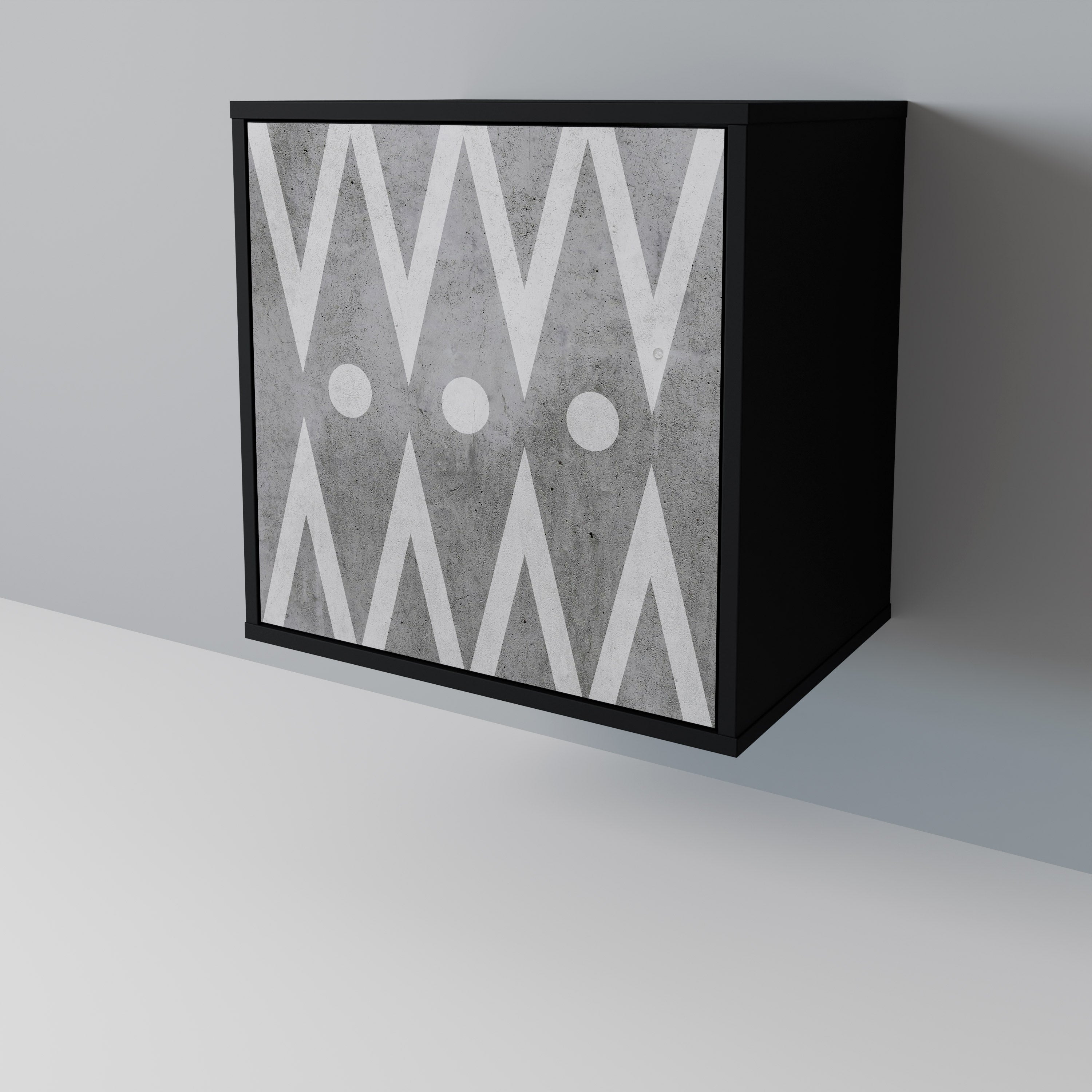 SHARP EDGES 1-Door Sideboard