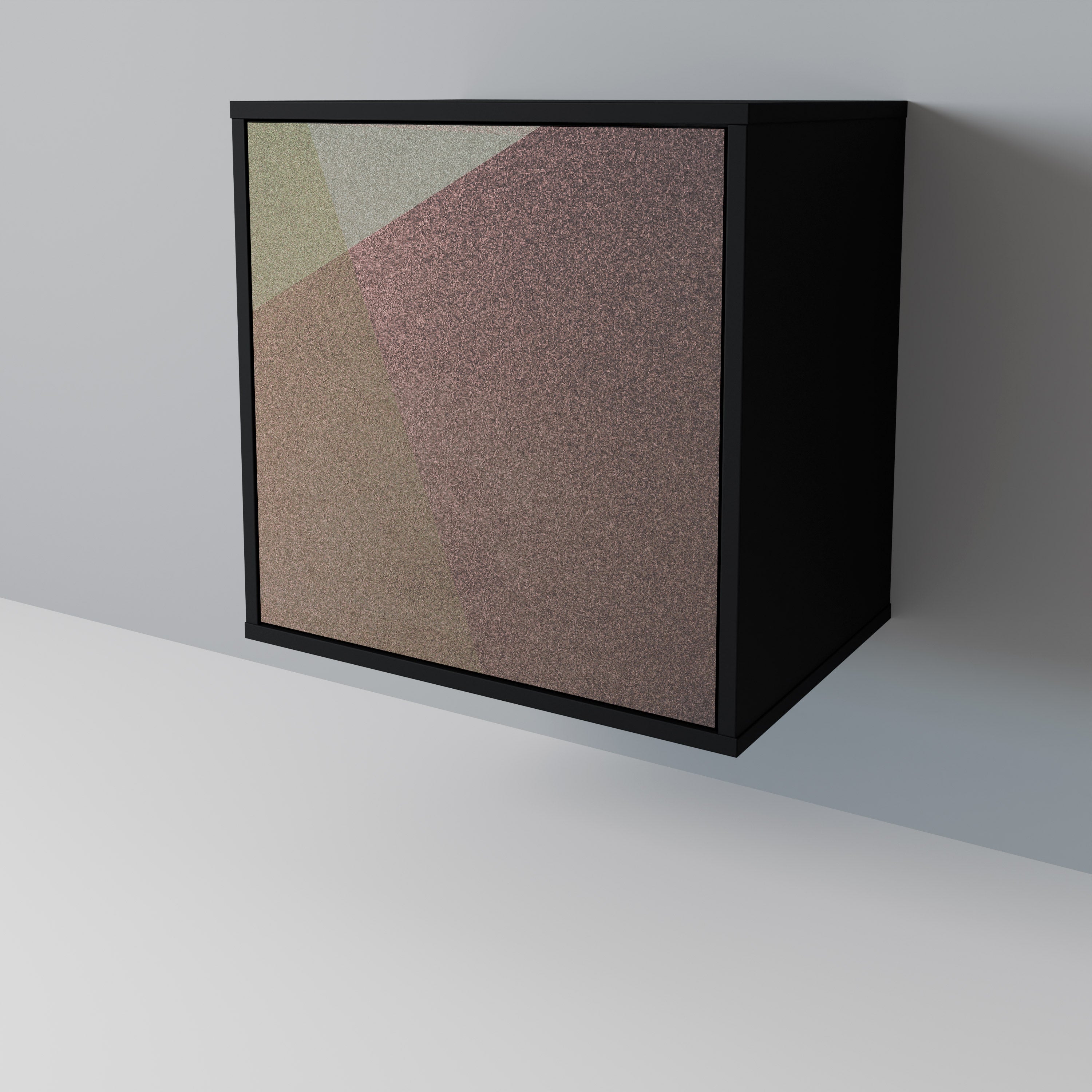 BEIGE GEOMETRY 1-Door Sideboard