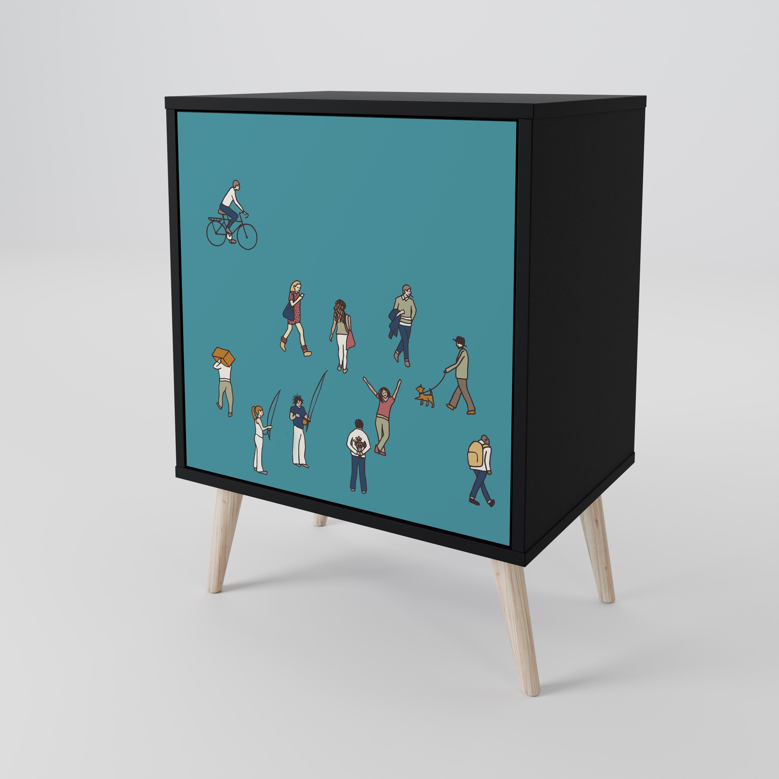 COLLECTIVE STREAM 1-Door Sideboard