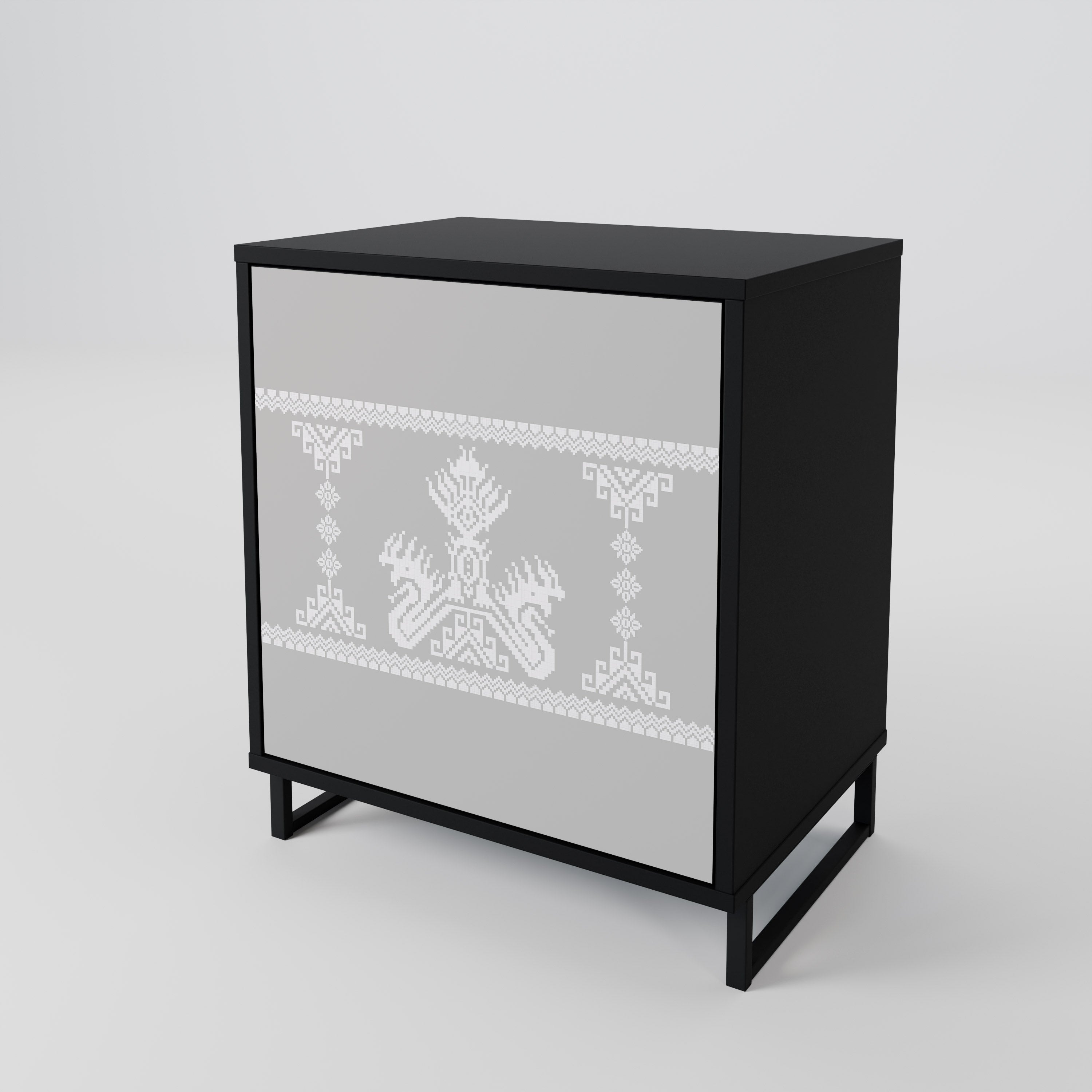 THAI GRAY 1-Door Sideboard