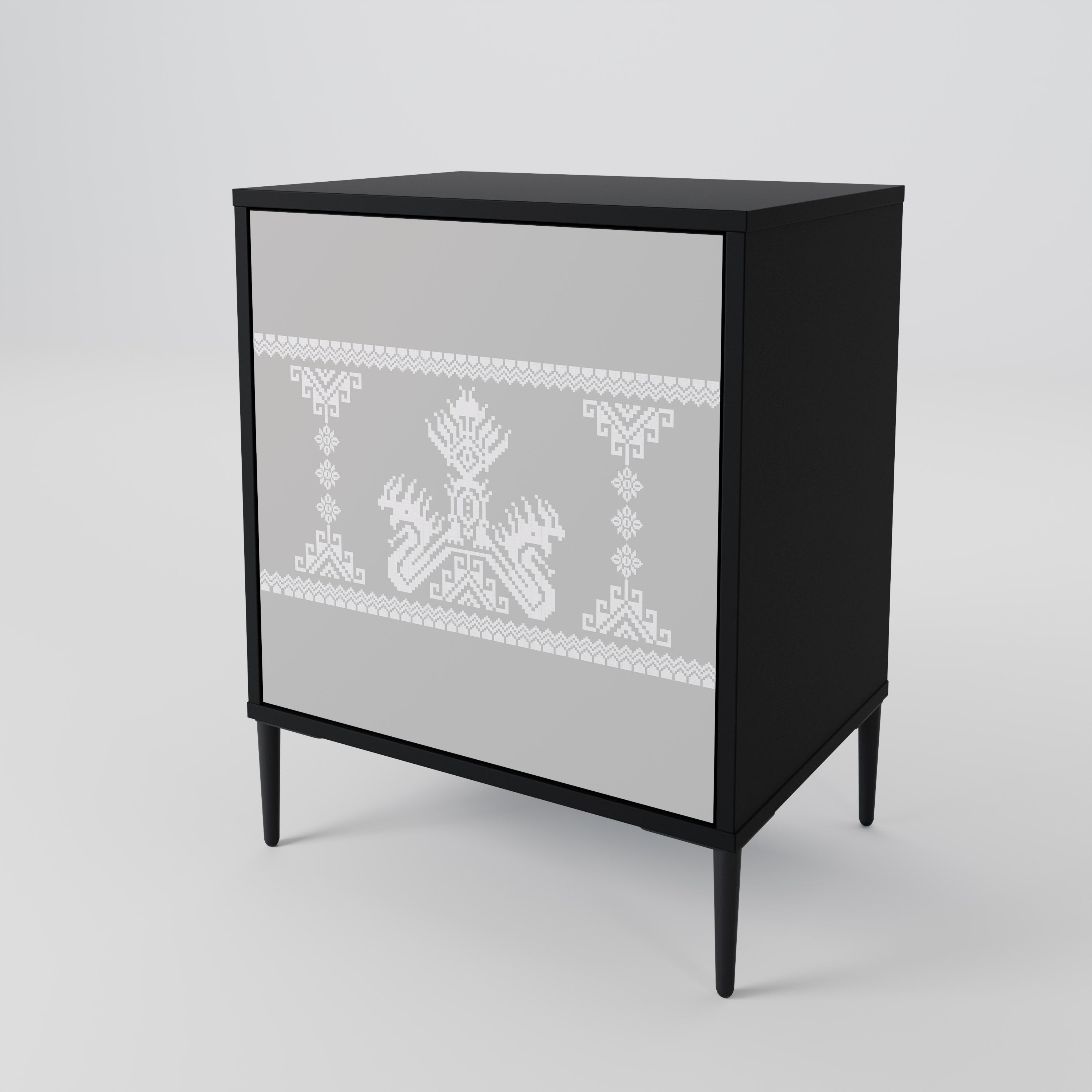THAI GRAY 1-Door Sideboard