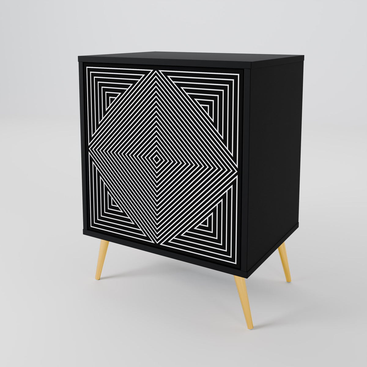POLYGON ILLUSION Aparador de 1 Porta