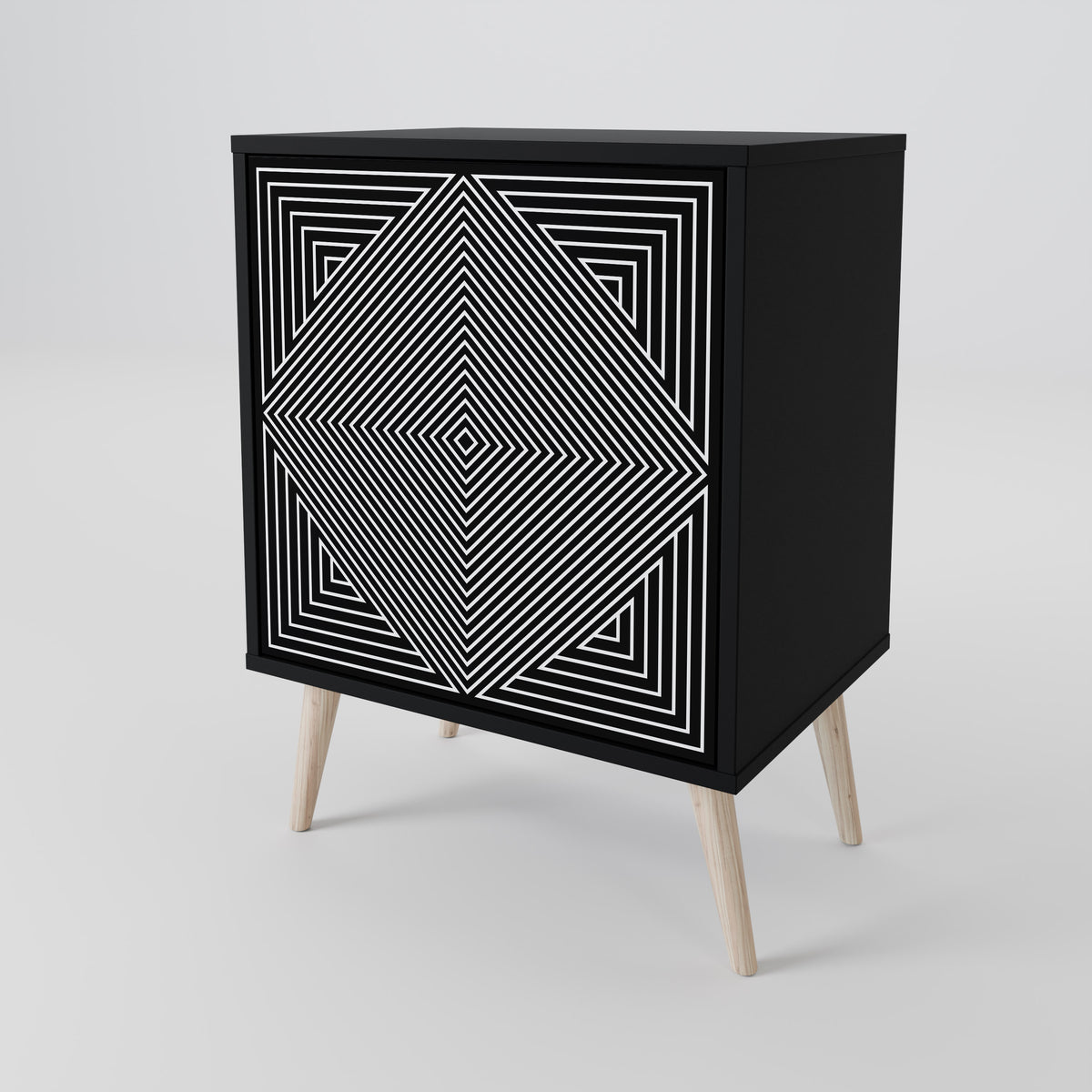 POLYGON ILLUSION Aparador de 1 Porta