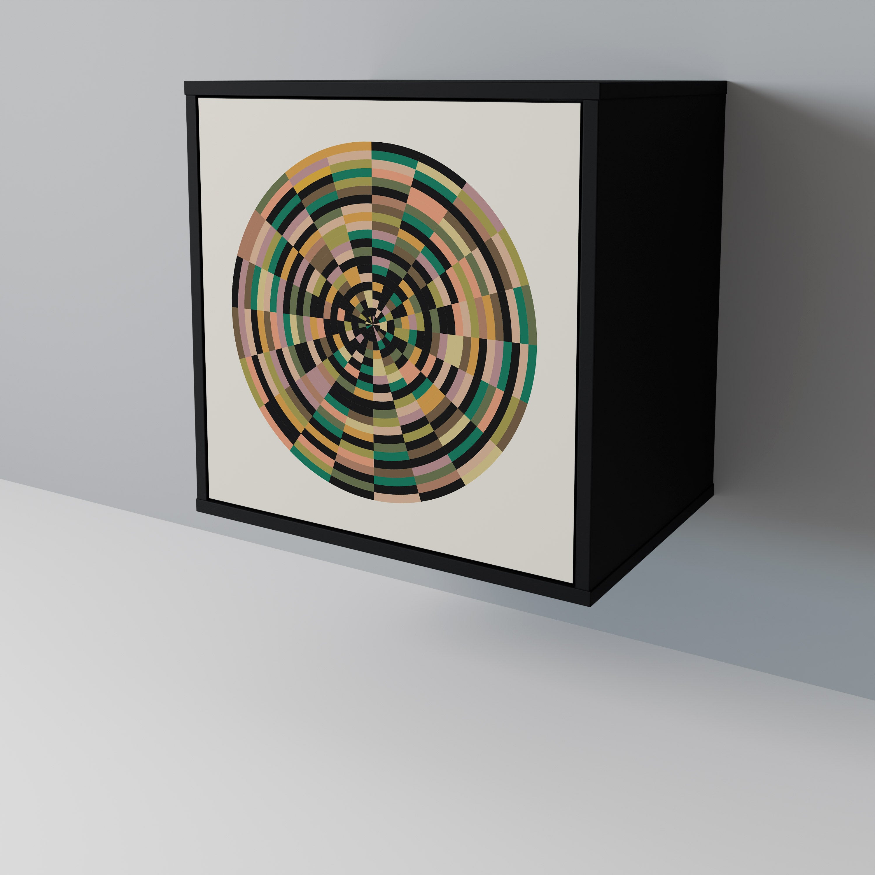 GREEN CIRCLES 1-Door Sideboard