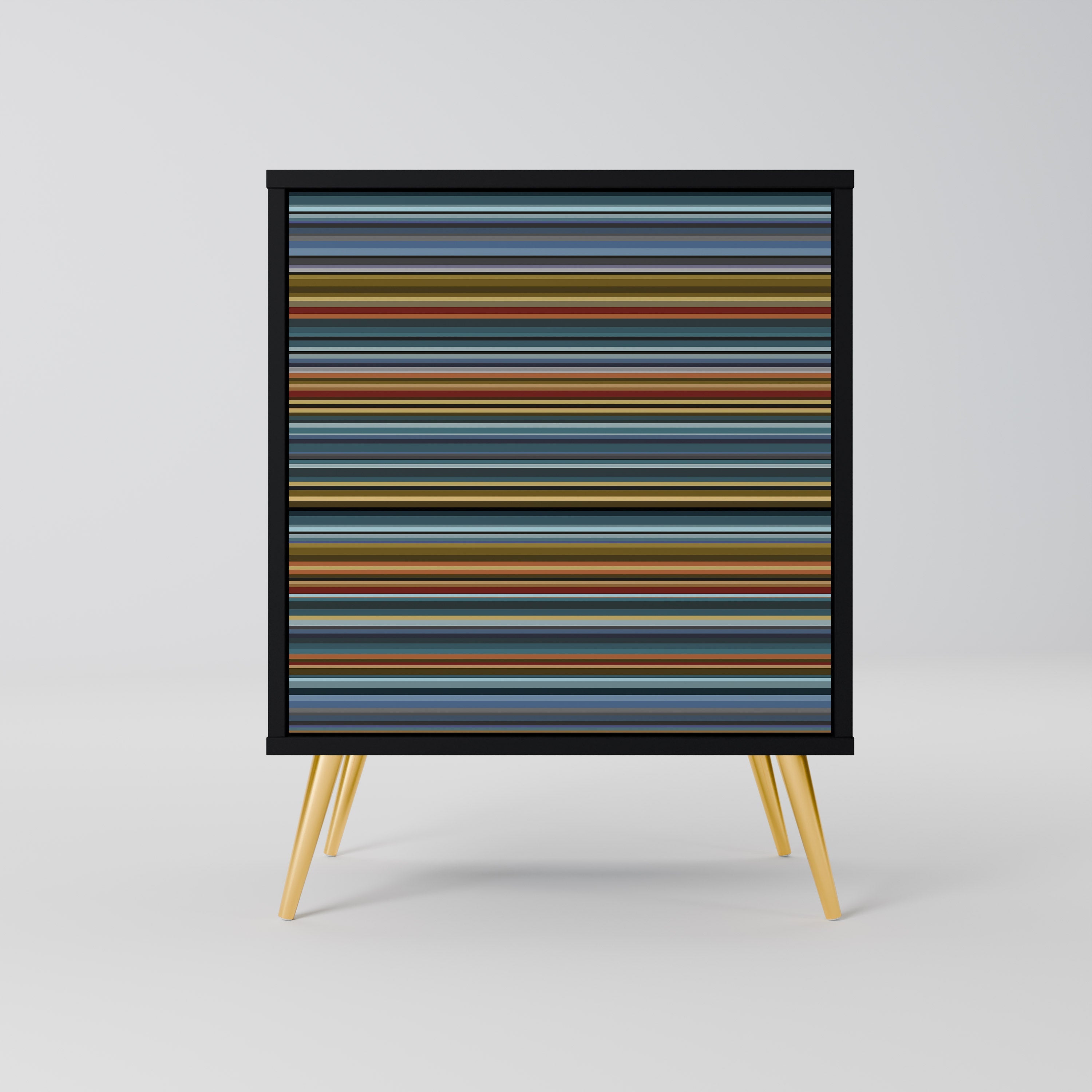 LINEOUT SPECTRUM Aparador de 1 Porta em Acabamento Preto