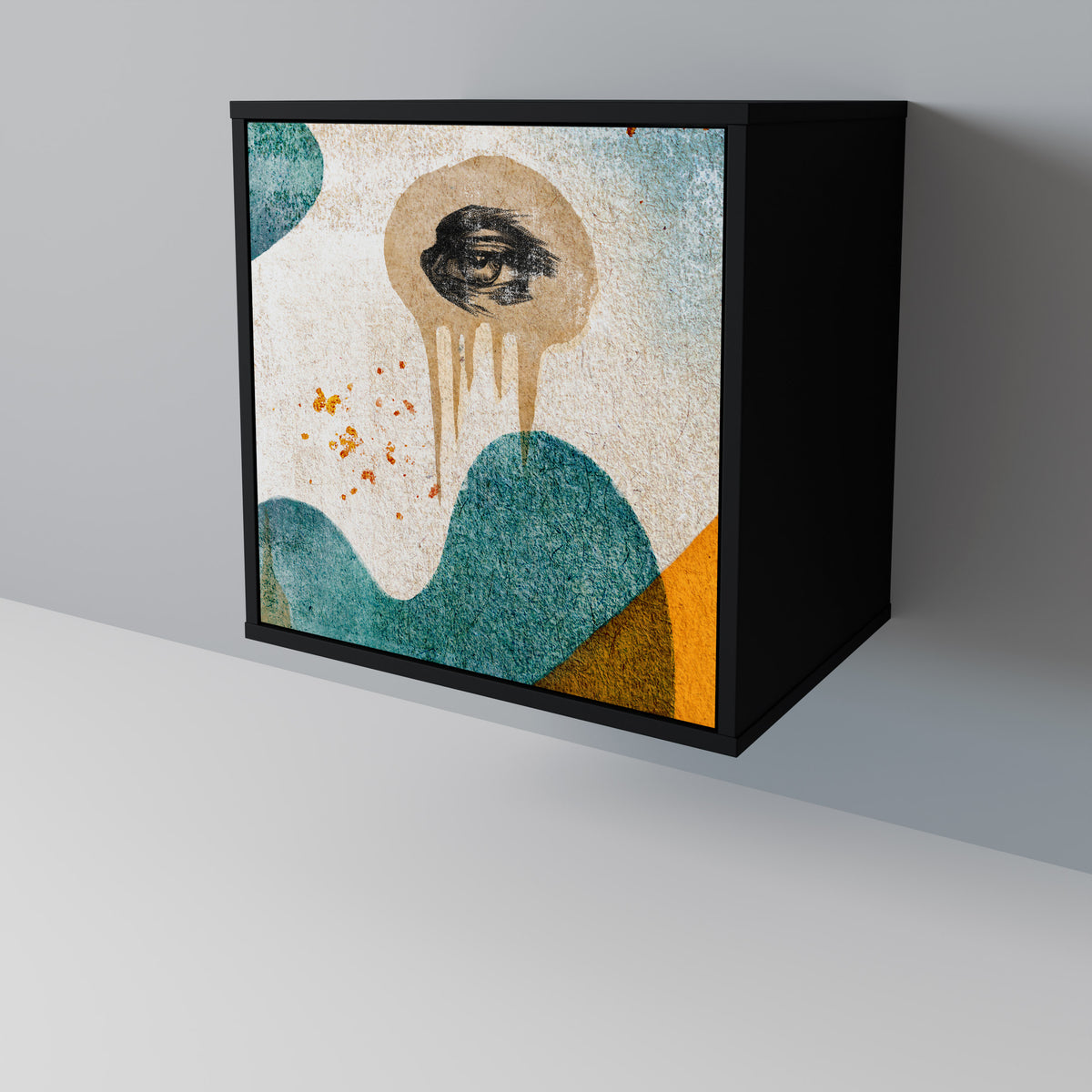 ABSTRACT FACES Aparador de 1 Porta