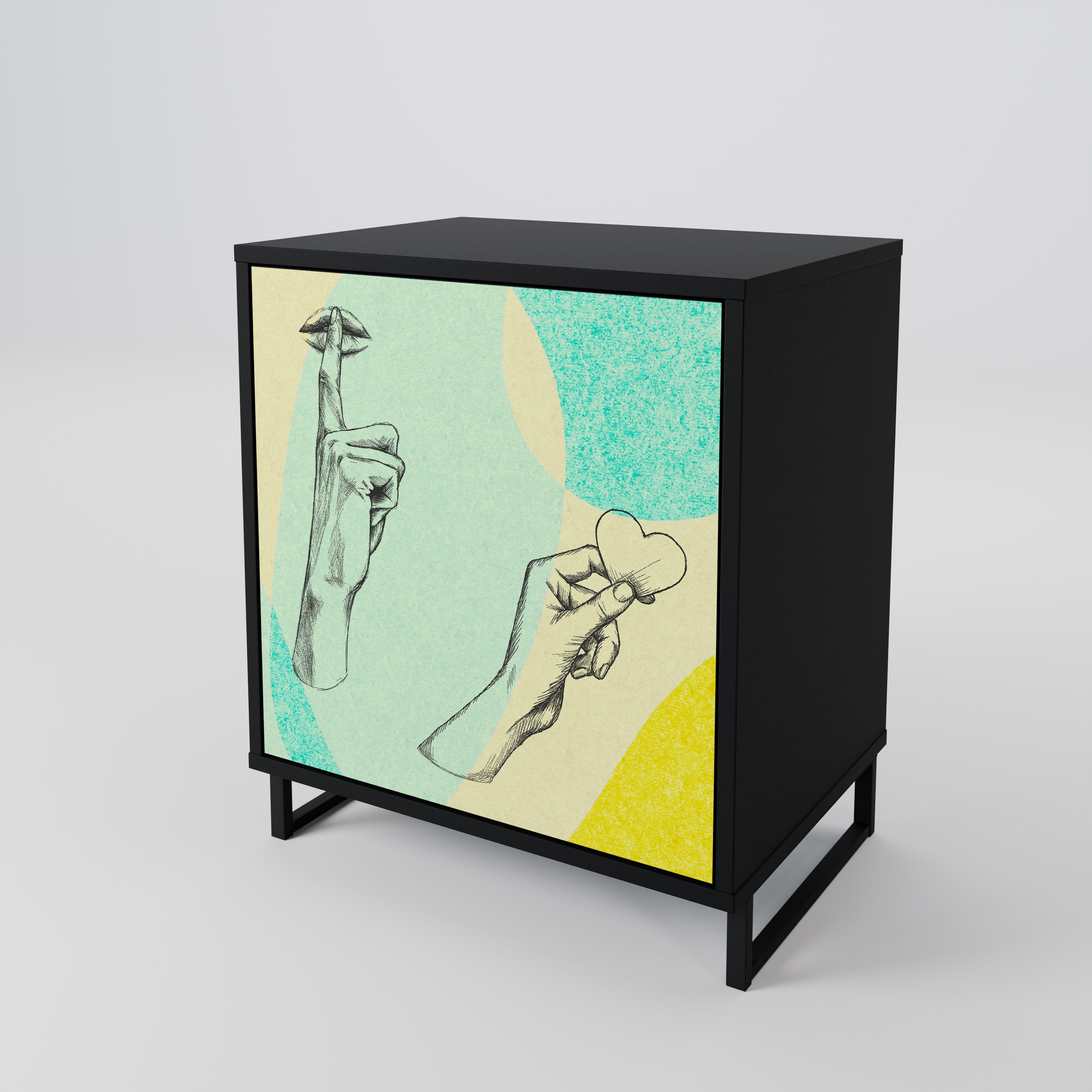 BODY LANGUAGE Aparador de 1 Porta