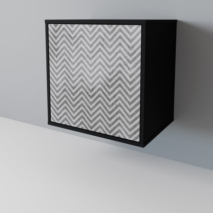 CONCRETE ZIG ZAG Aparador de 1 Porta