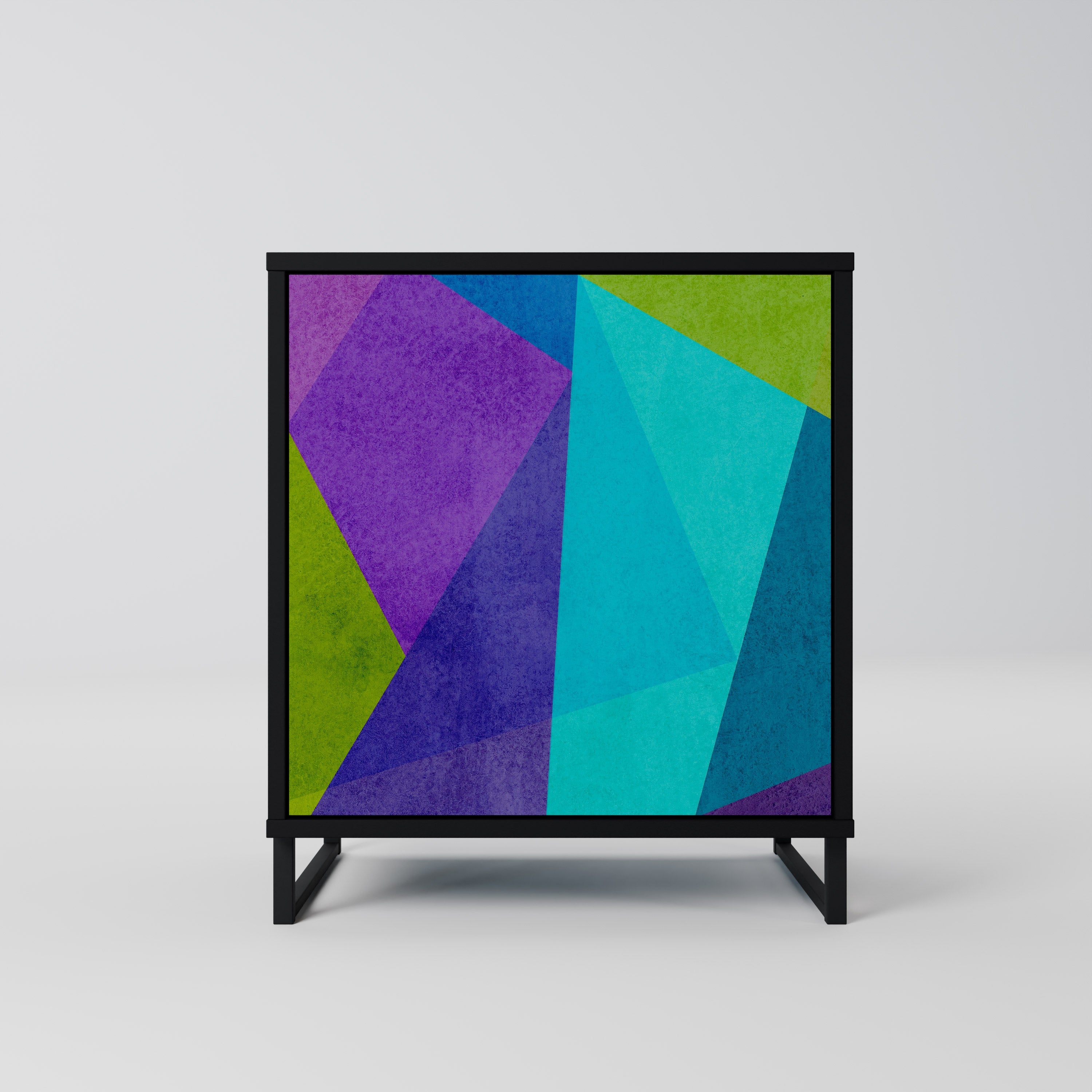 COLD SHOWCASE Aparador de 1 Porta em Acabamento Preto