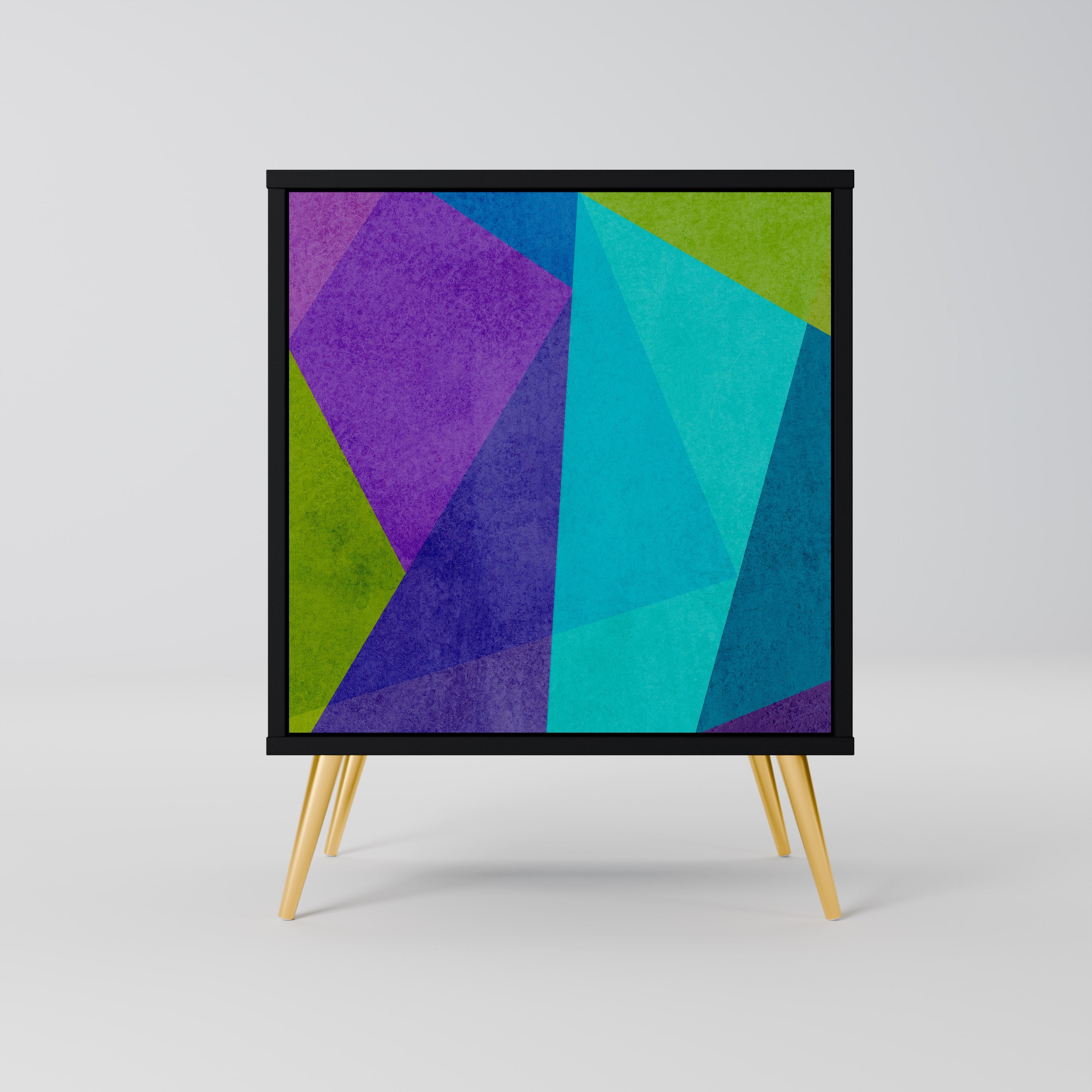 COLD SHOWCASE Aparador de 1 Porta em Acabamento Preto