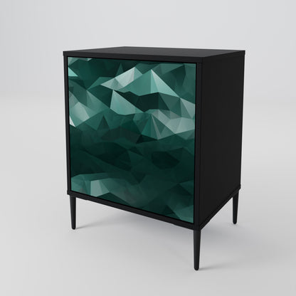 POLYGONAL FLOATING Aparador de 1 Porta