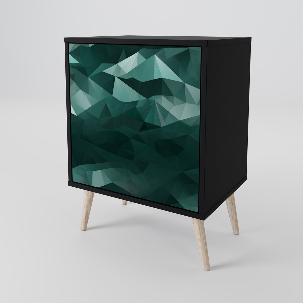 POLYGONAL FLOATING Aparador de 1 Porta