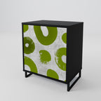 GREEN RHAPSODY 1-Door Sideboard in Black Finish
