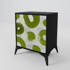 GREEN RHAPSODY 1-Door Sideboard in Black Finish